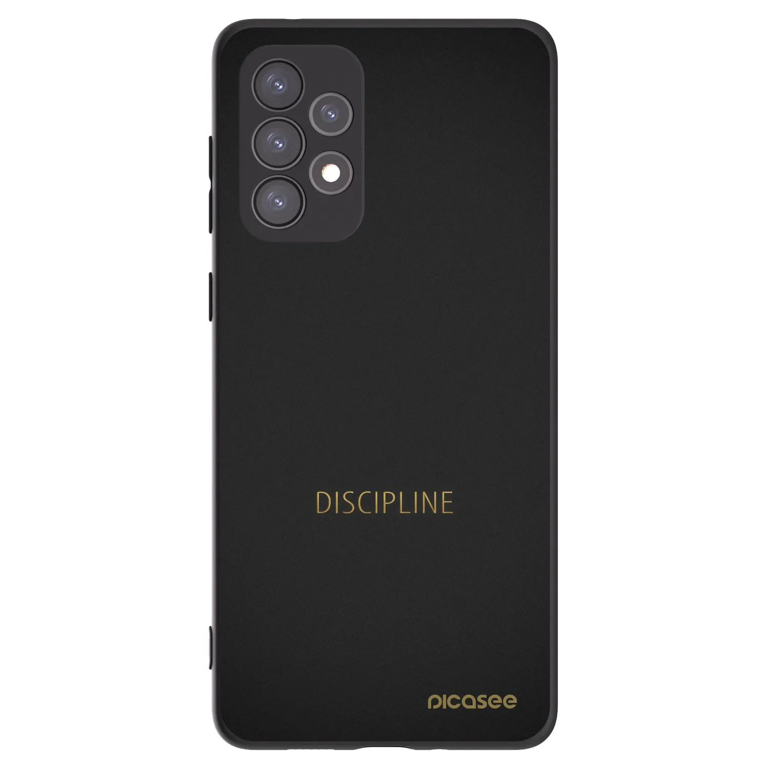 Picasee crna silikonska maskica za Samsung Galaxy A73 5G - Discipline