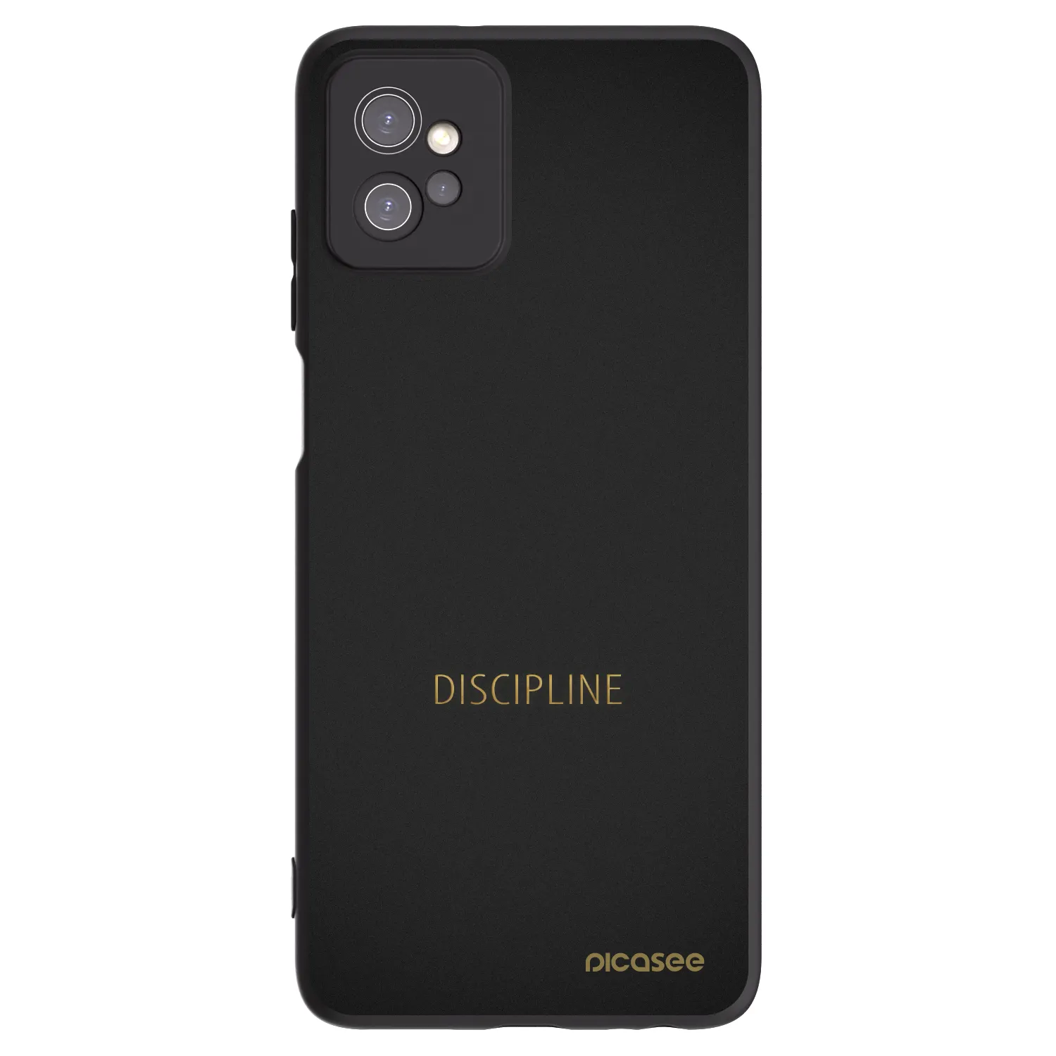 Picasee crna silikonska maskica za Motorola Moto G32 - Discipline
