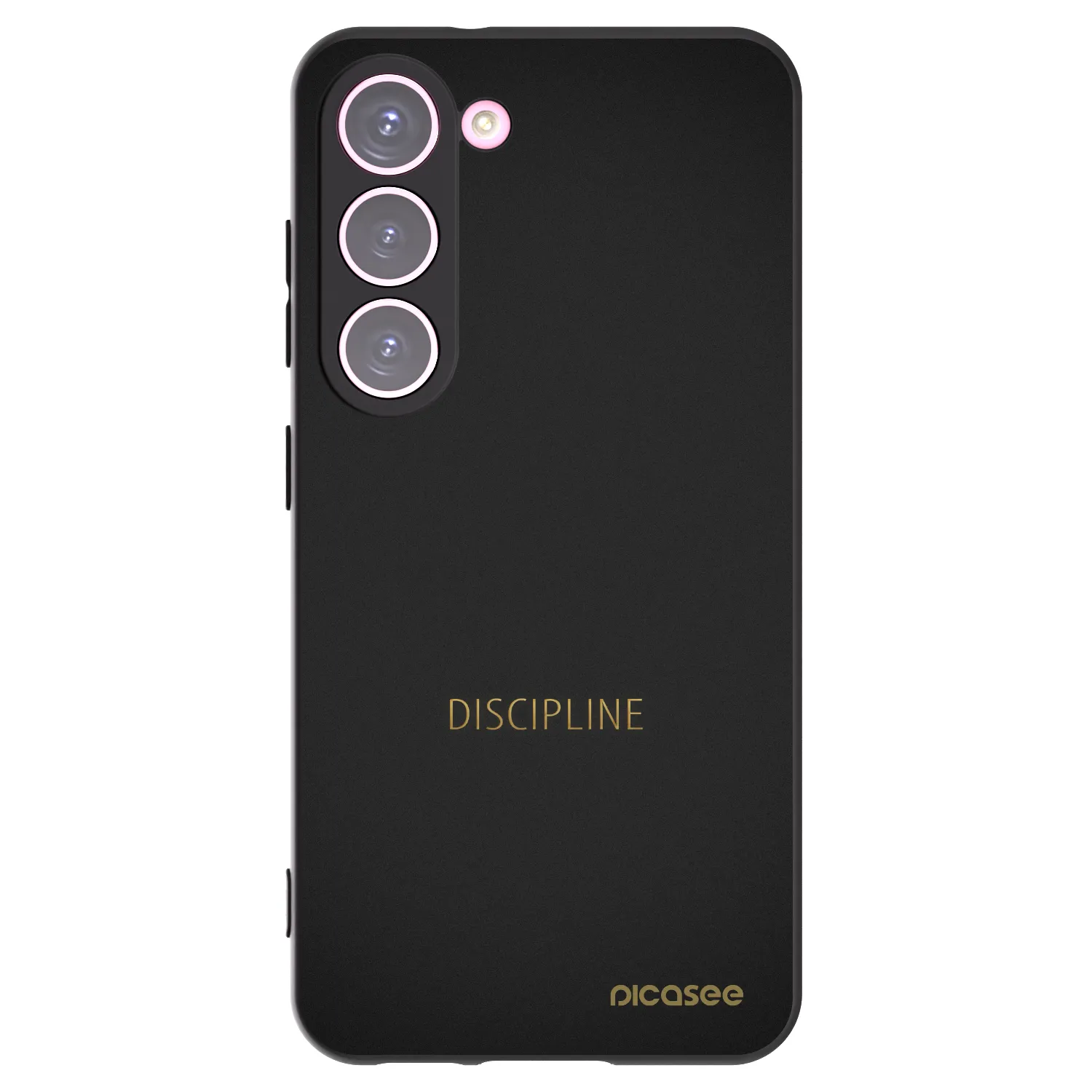 Picasee crna silikonska maskica za Samsung Galaxy S23 5G - Discipline