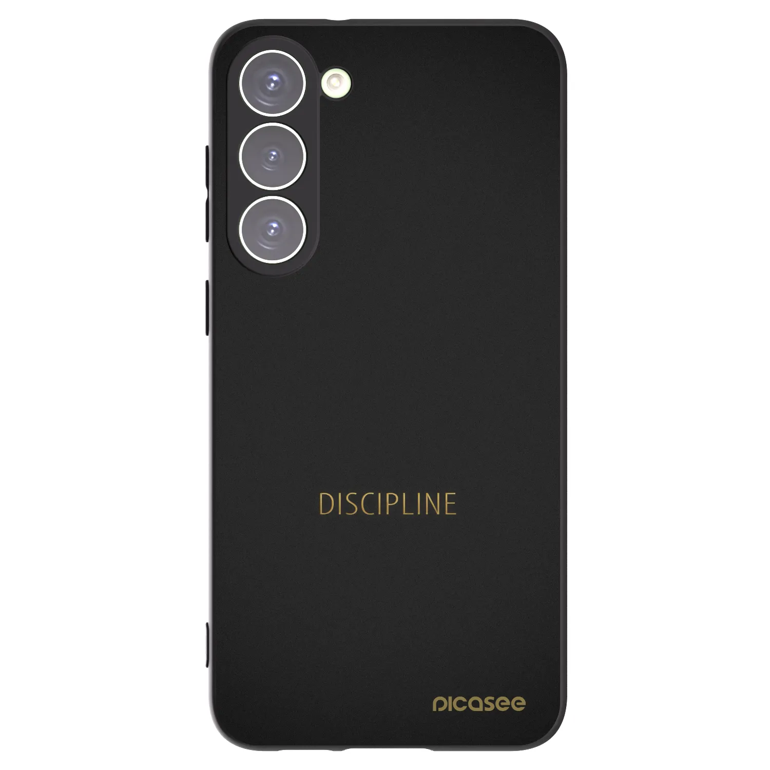 Picasee crna silikonska maskica za Samsung Galaxy S23+ 5G - Discipline