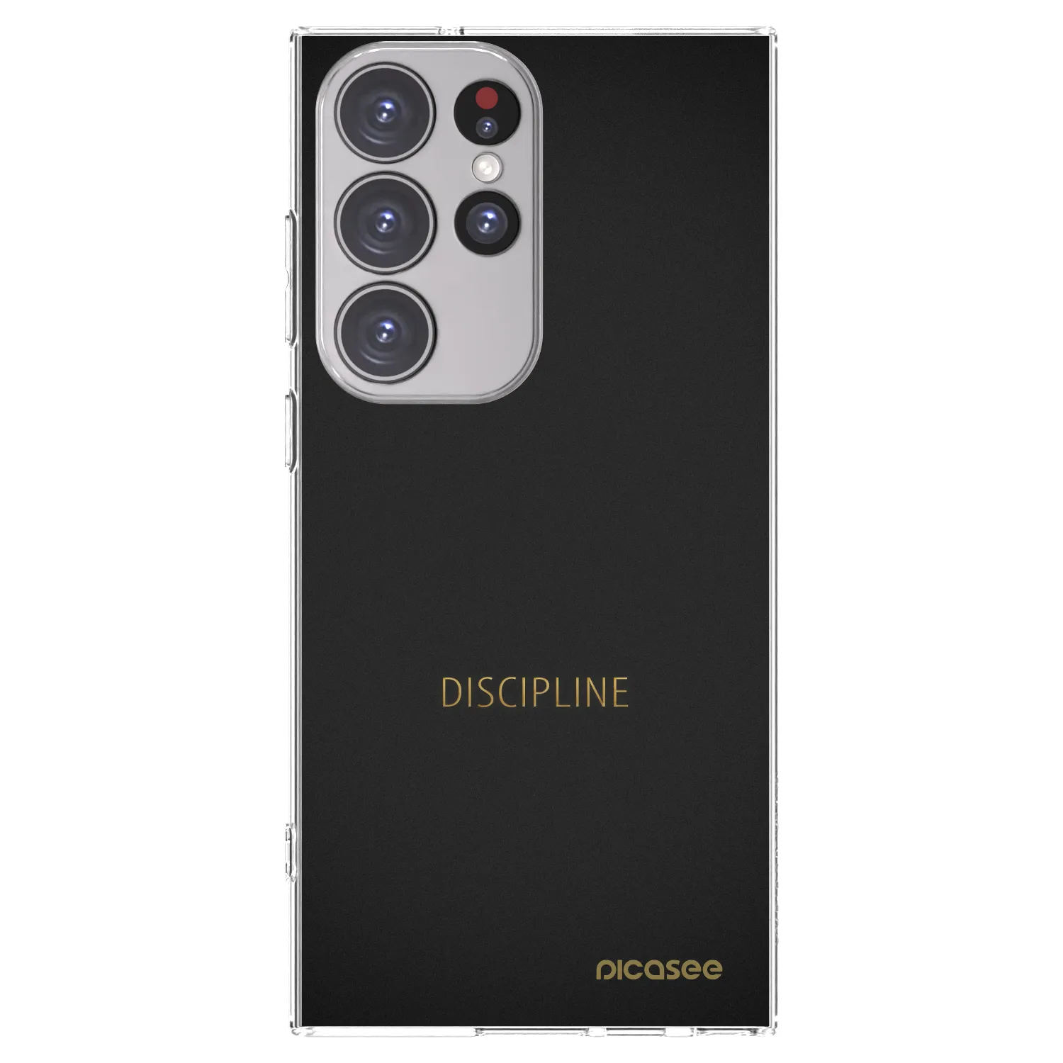 Picasee silikonska prozirna maskica za Samsung Galaxy S23 Ultra 5G - Discipline