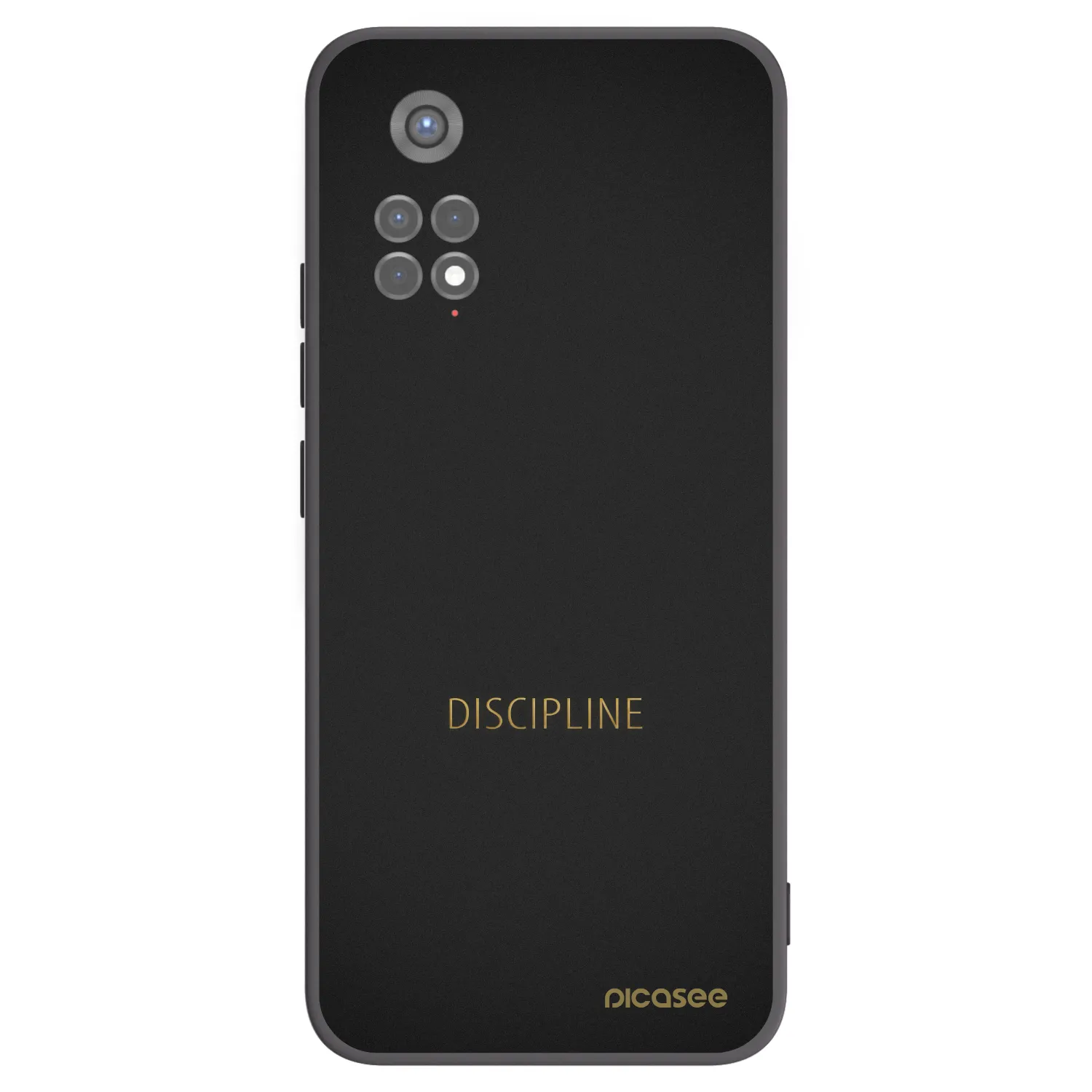 Picasee crna silikonska maskica za Xiaomi Redmi Note 11S 5G - Discipline