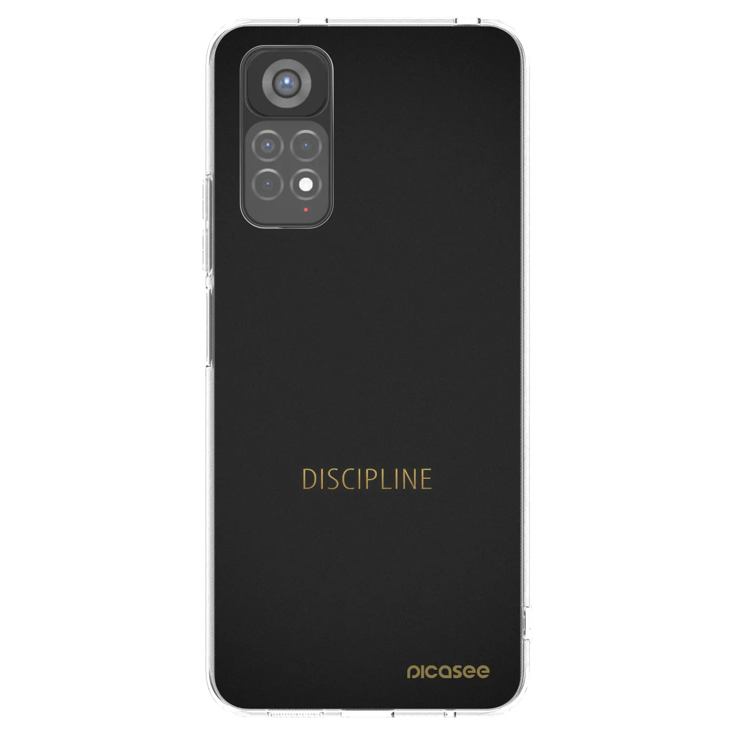 Picasee silikonska prozirna maskica za Xiaomi Redmi Note 11S 5G - Discipline