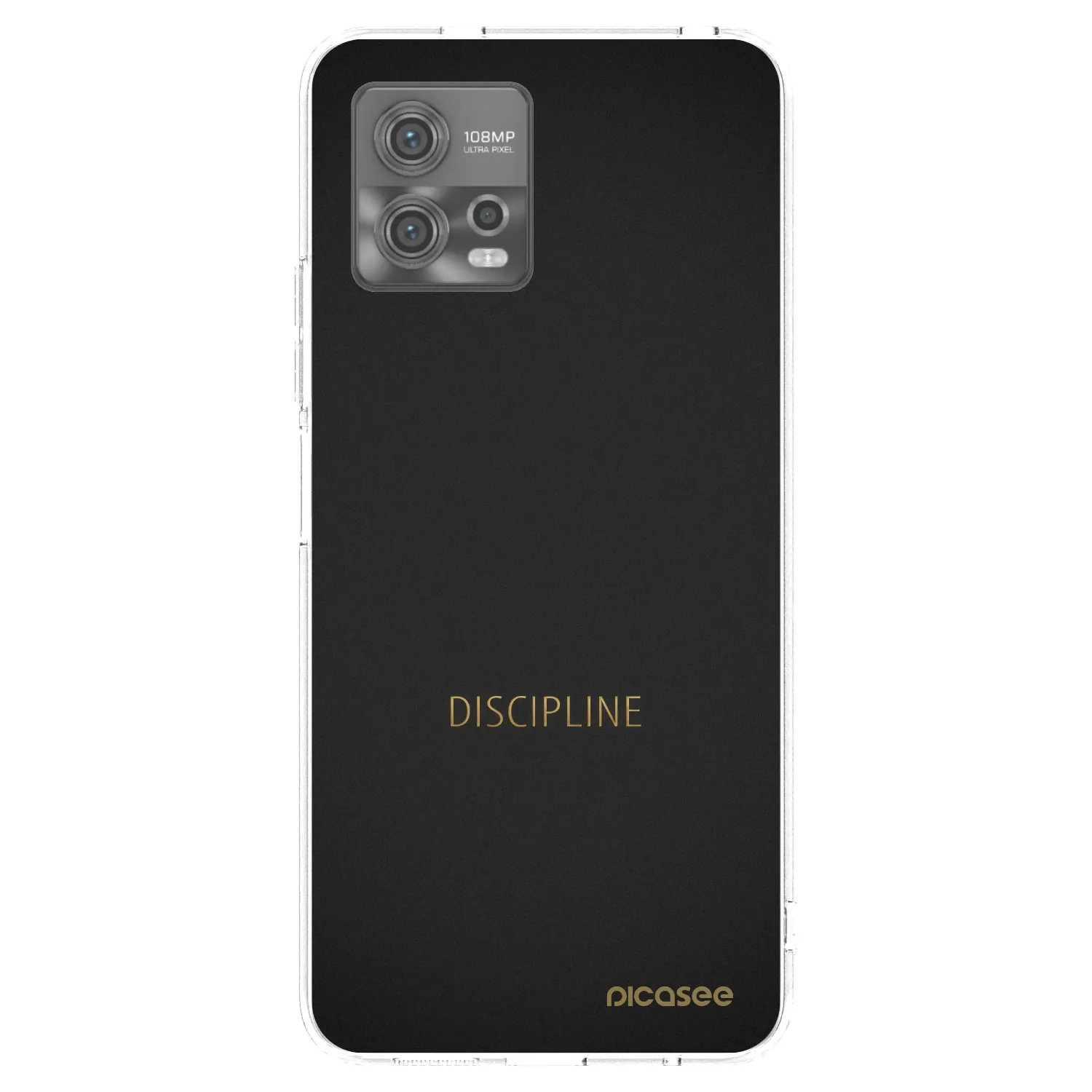 Picasee silikonska prozirna maskica za Motorola Moto G72 - Discipline