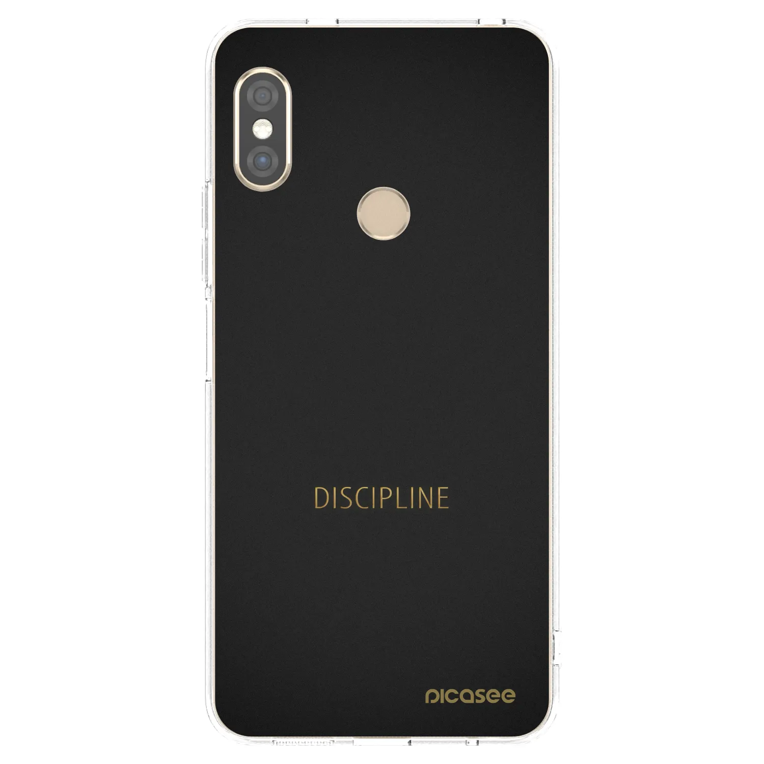 Picasee silikonska prozirna maskica za Xiaomi Redmi Note 5 Global - Discipline