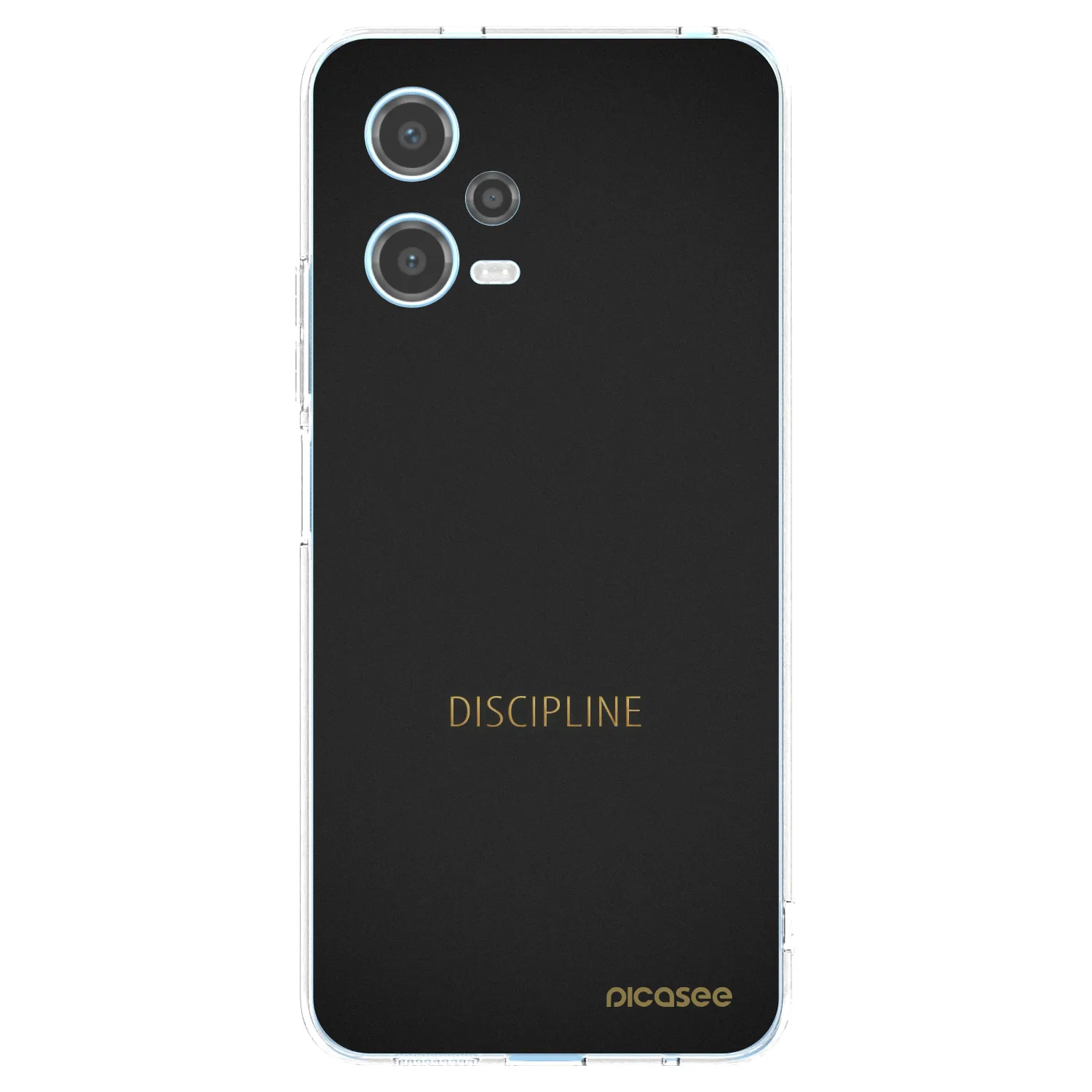 Picasee silikonska prozirna maskica za Xiaomi Redmi Note 12 5G - Discipline