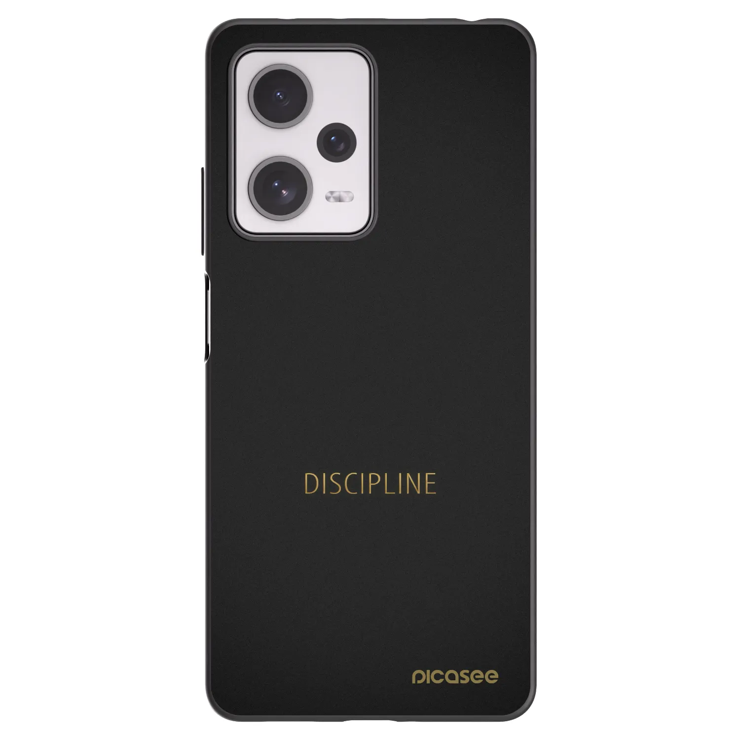 Picasee crna silikonska maskica za Xiaomi Redmi Note 12 Pro+ 5G - Discipline