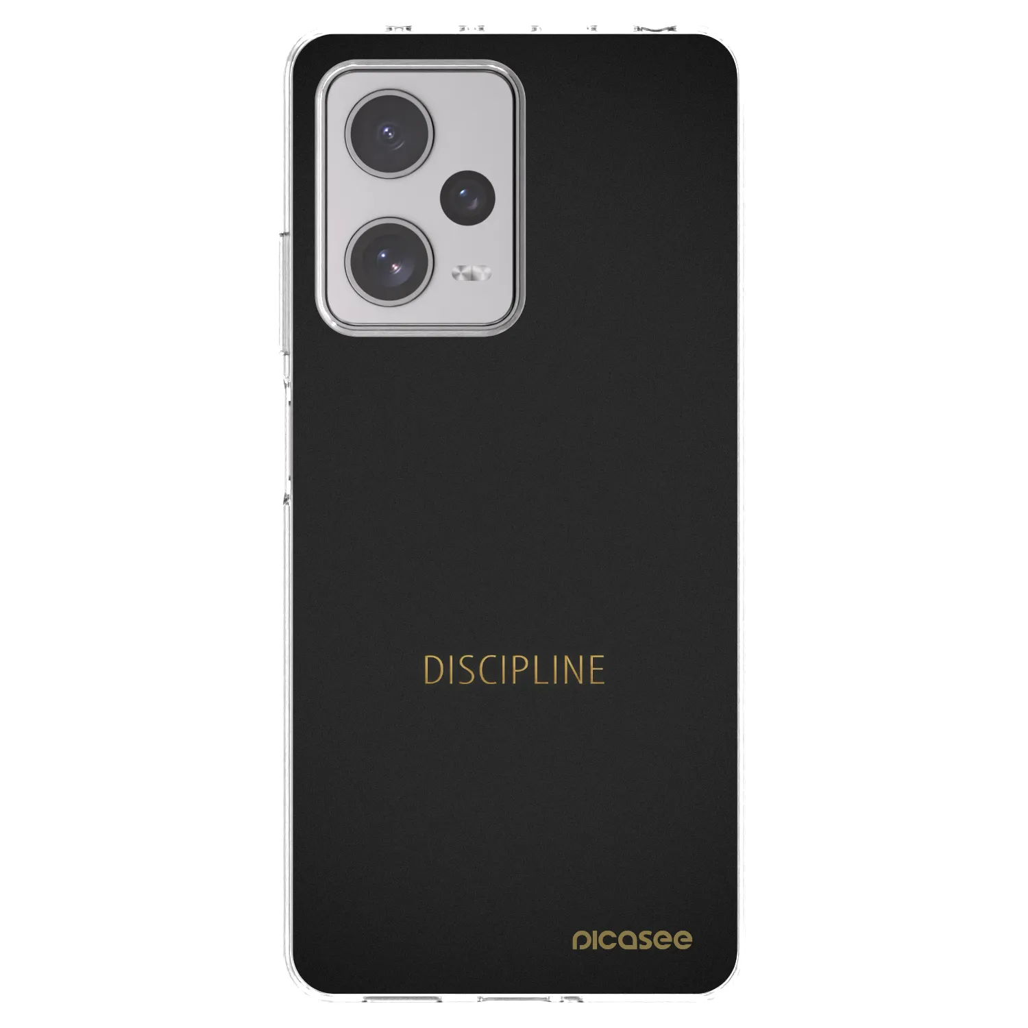 Picasee silikonska prozirna maskica za Xiaomi Redmi Note 12 Pro+ 5G - Discipline