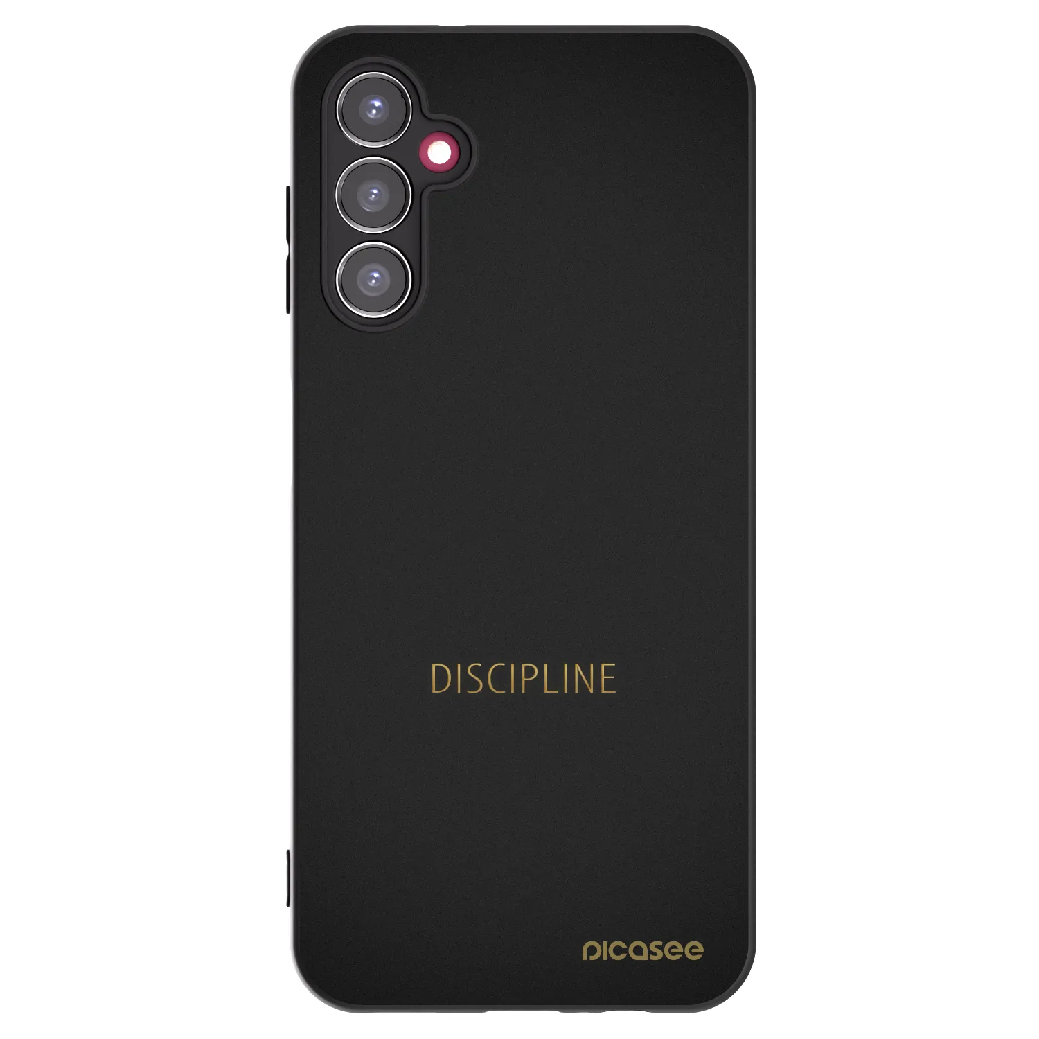 Picasee crna silikonska maskica za Samsung Galaxy A14 4G A145R - Discipline