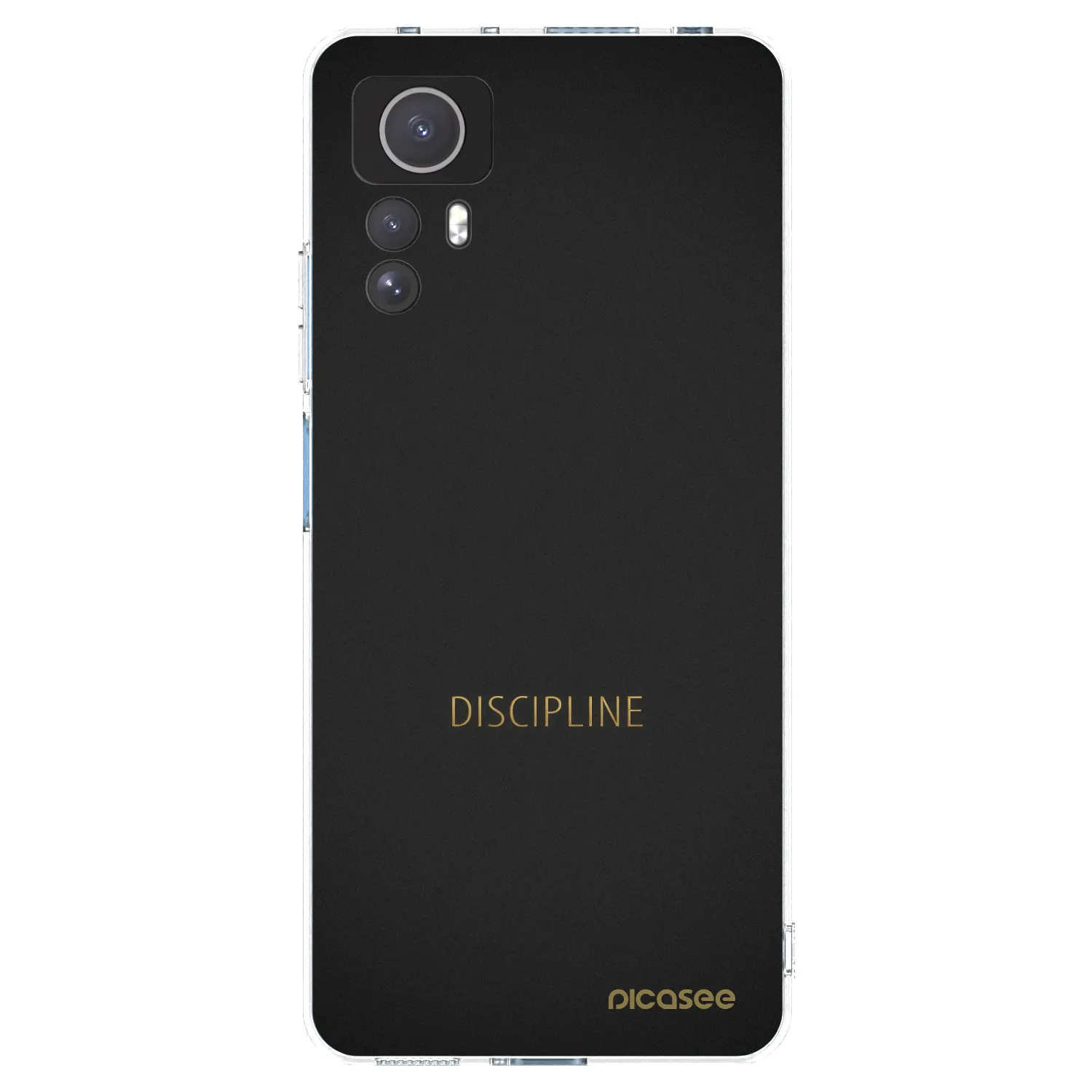 Picasee silikonska prozirna maskica za Xiaomi Redmi Note 12S - Discipline