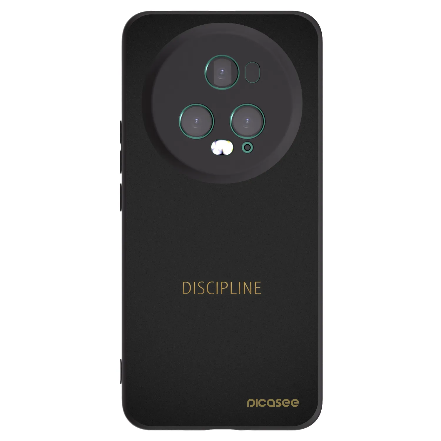 Picasee crna silikonska maskica za Honor Magic5 Pro - Discipline