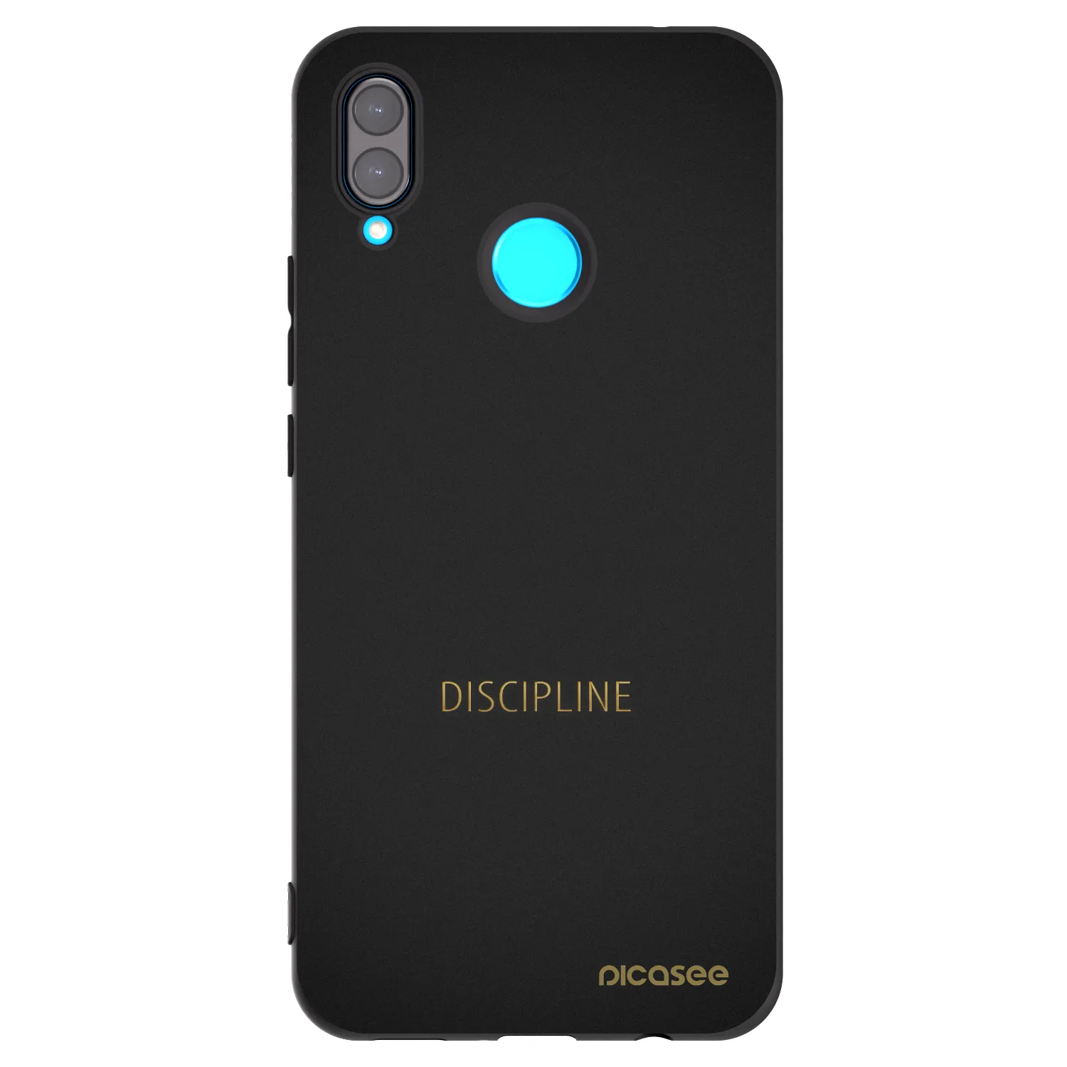 Picasee crna silikonska maskica za Huawei Nova 3i - Discipline