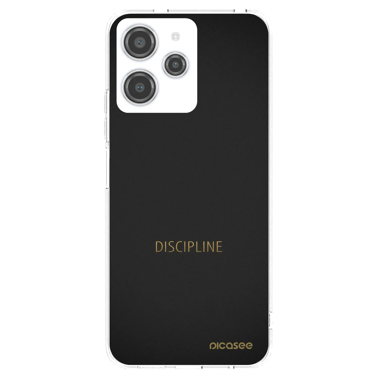 Picasee silikonska prozirna maskica za Xiaomi Redmi 12 4G - Discipline