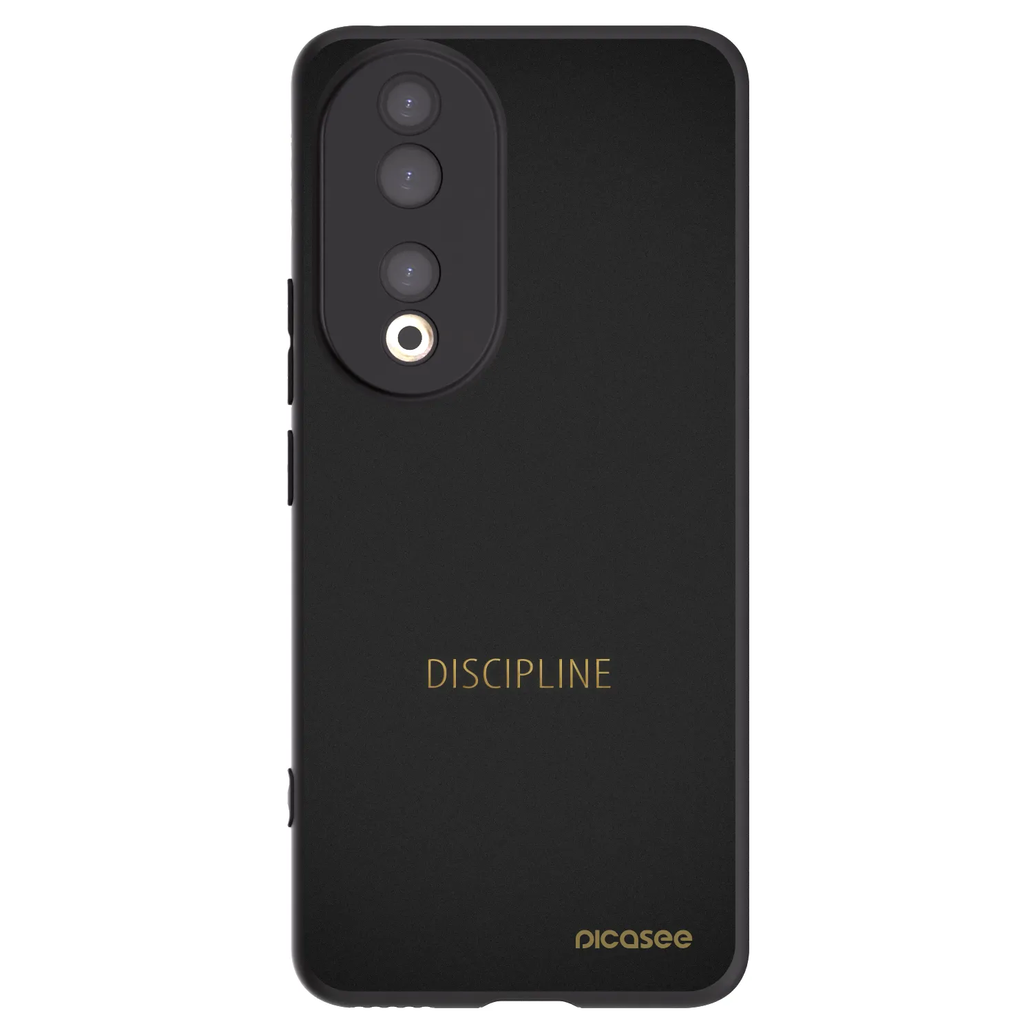 Picasee crna silikonska maskica za Honor 90 5G - Discipline