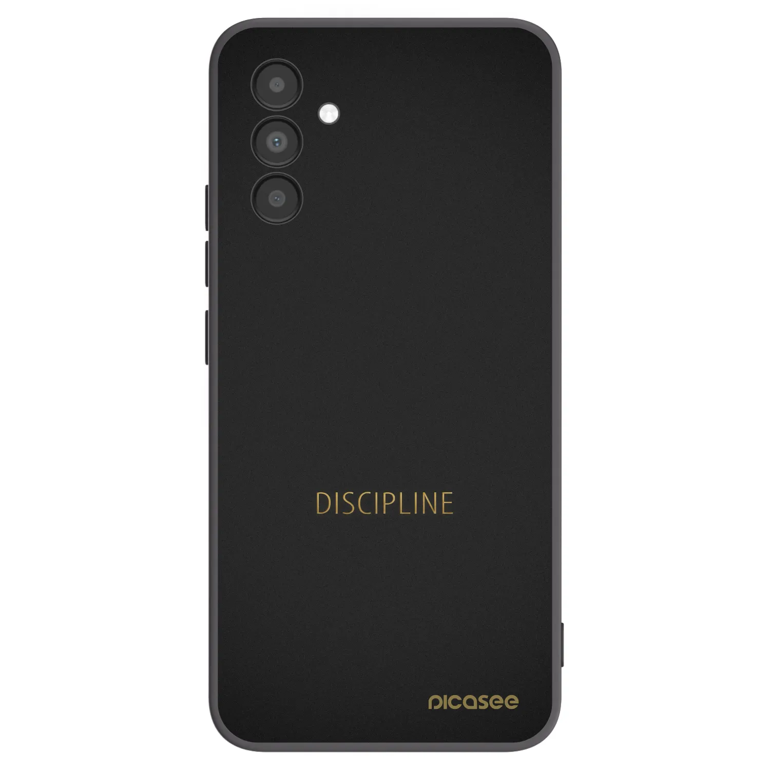 Picasee crna silikonska maskica za Samsung Galaxy A04s A047F - Discipline