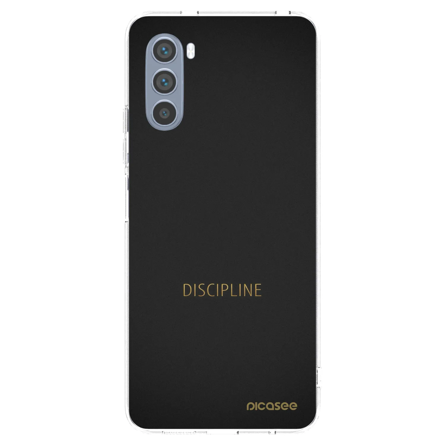 Picasee silikonska prozirna maskica za Motorola Moto G62 - Discipline