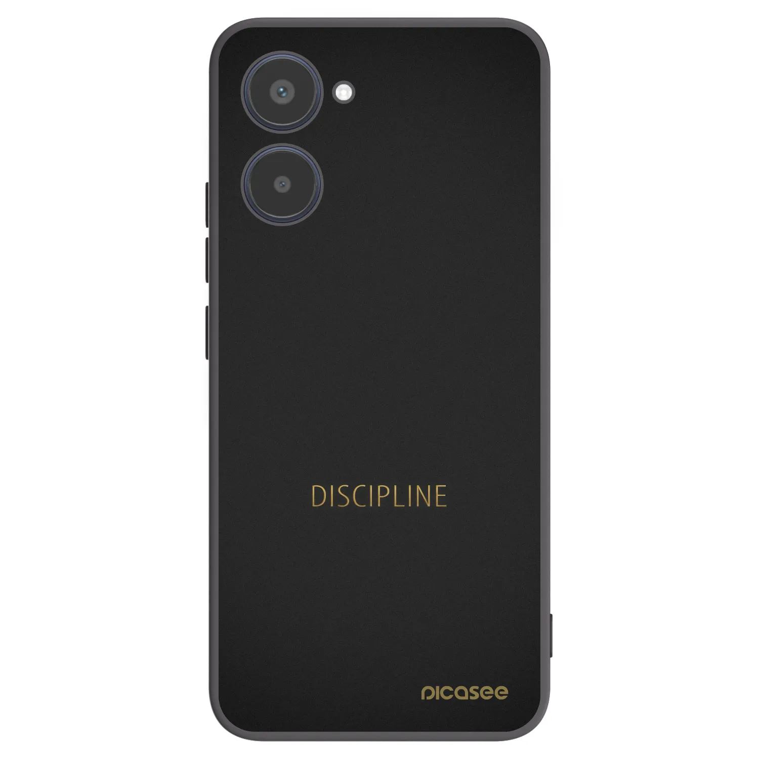 Picasee crna silikonska maskica za Realme 10 4G - Discipline