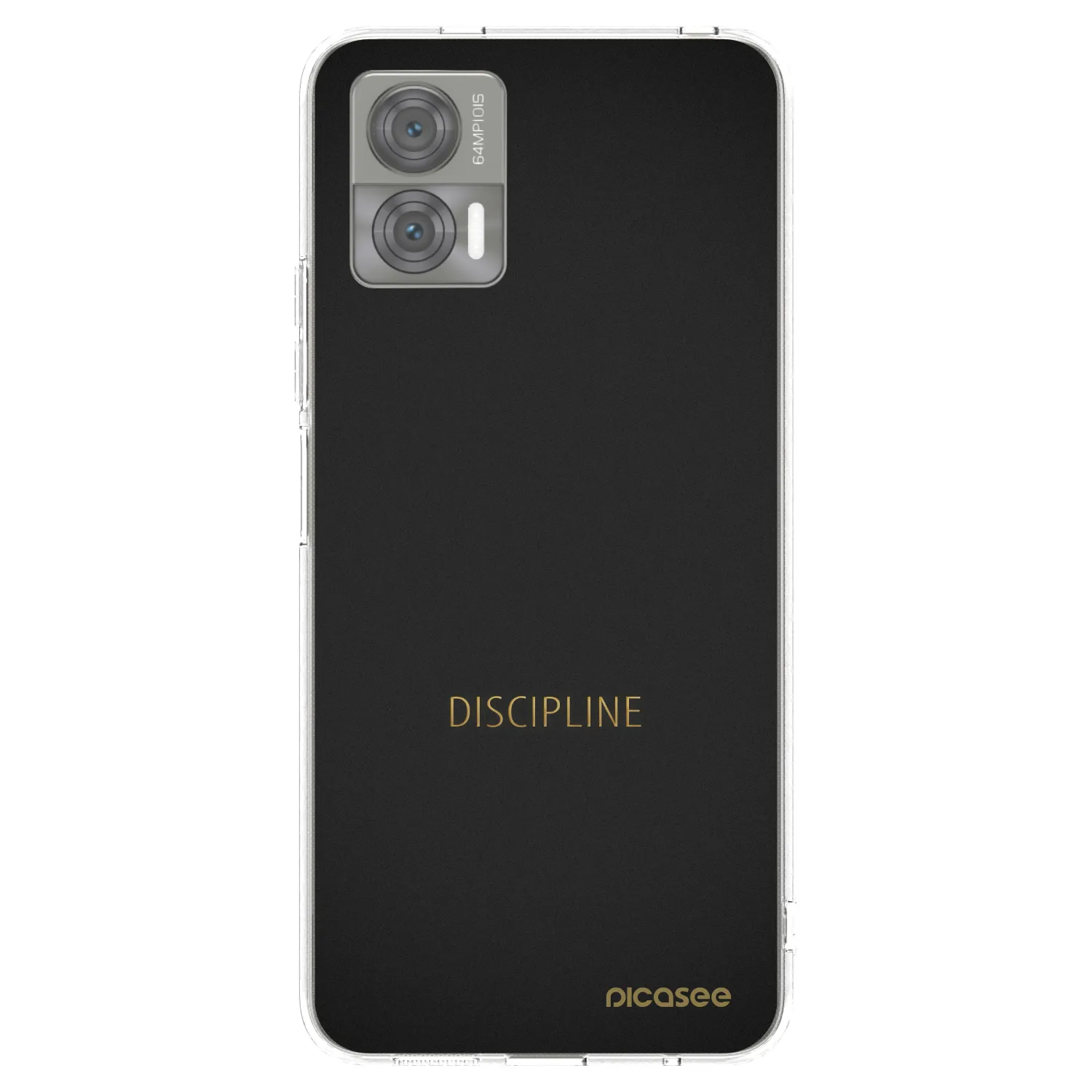 Picasee silikonska prozirna maskica za Motorola Edge 30 Neo - Discipline