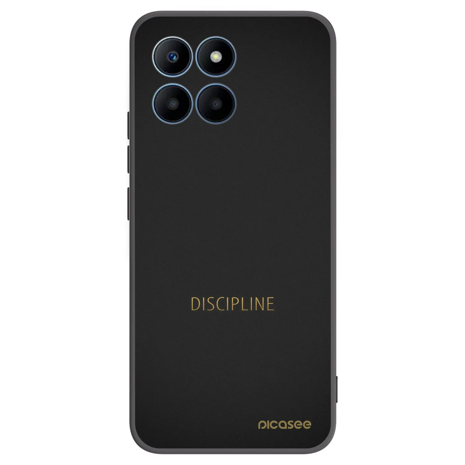 Picasee crna silikonska maskica za Honor 70 Lite - Discipline