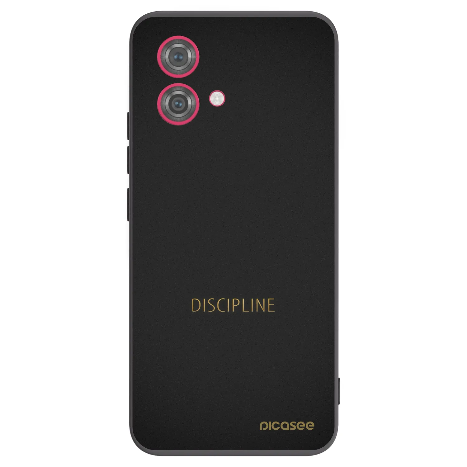Picasee crna silikonska maskica za Motorola Moto G84 5G - Discipline