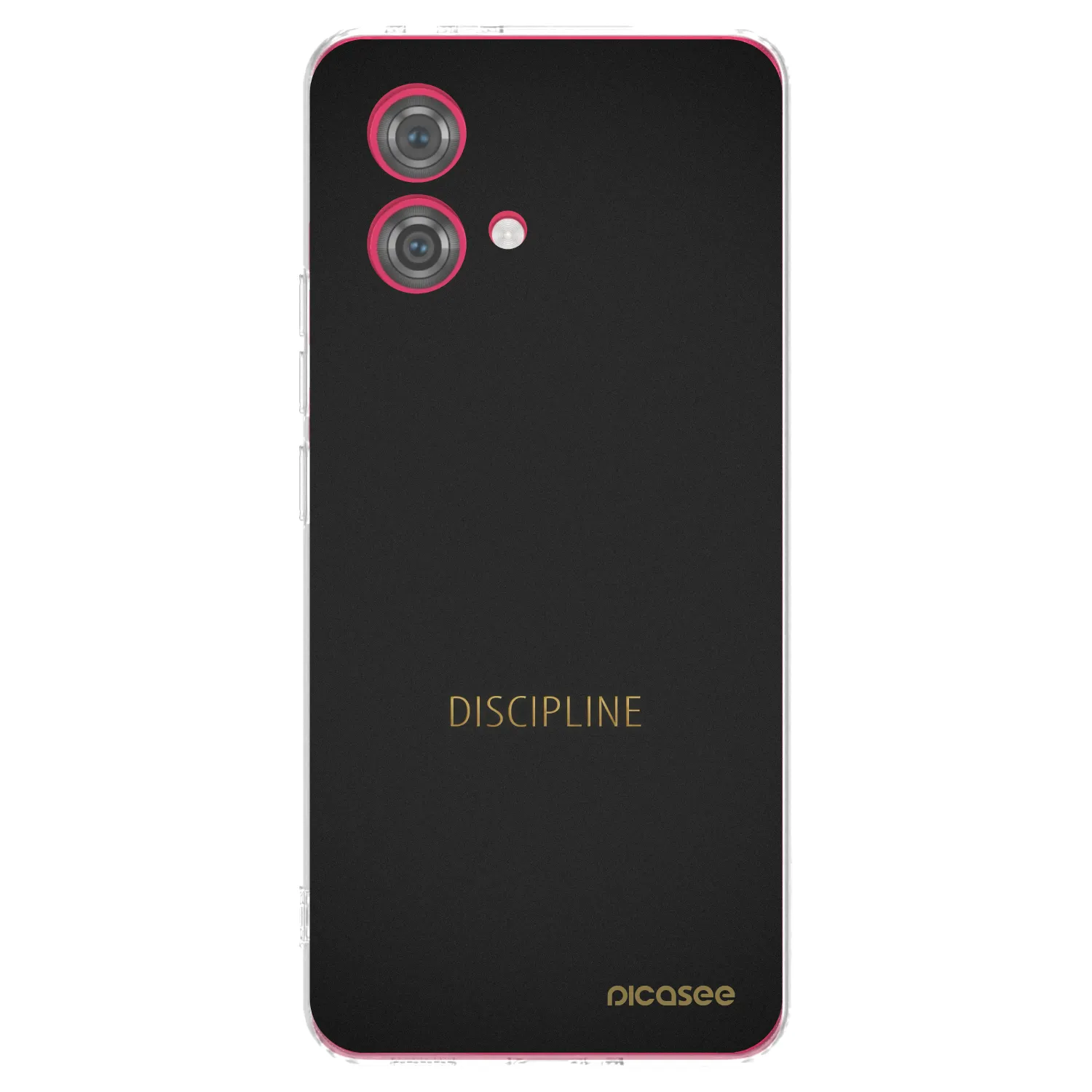 Picasee silikonska prozirna maskica za Motorola Moto G84 5G - Discipline