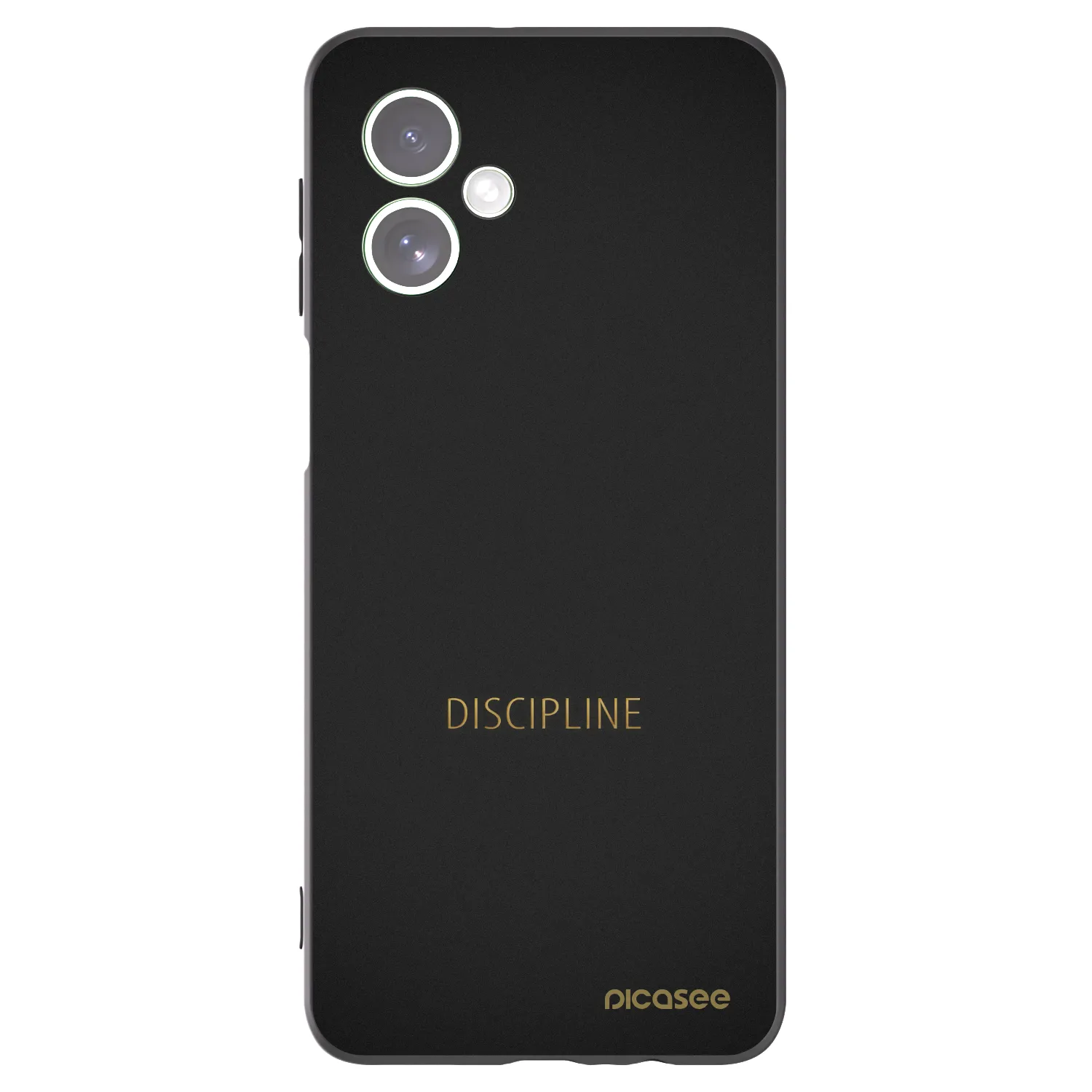 Picasee crna silikonska maskica za Motorola Moto G54 5G - Discipline