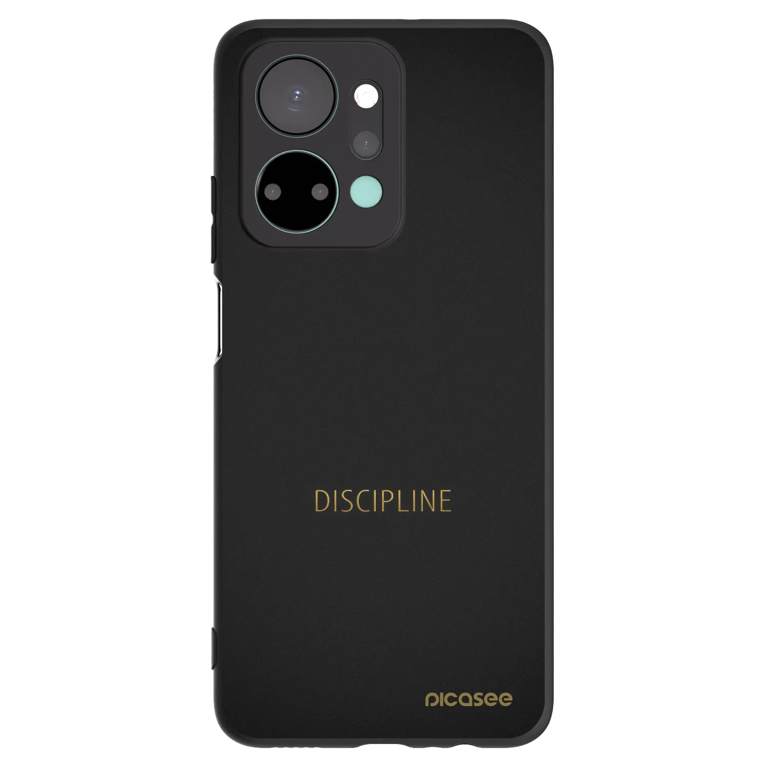 Picasee crna silikonska maskica za Honor X7a - Discipline
