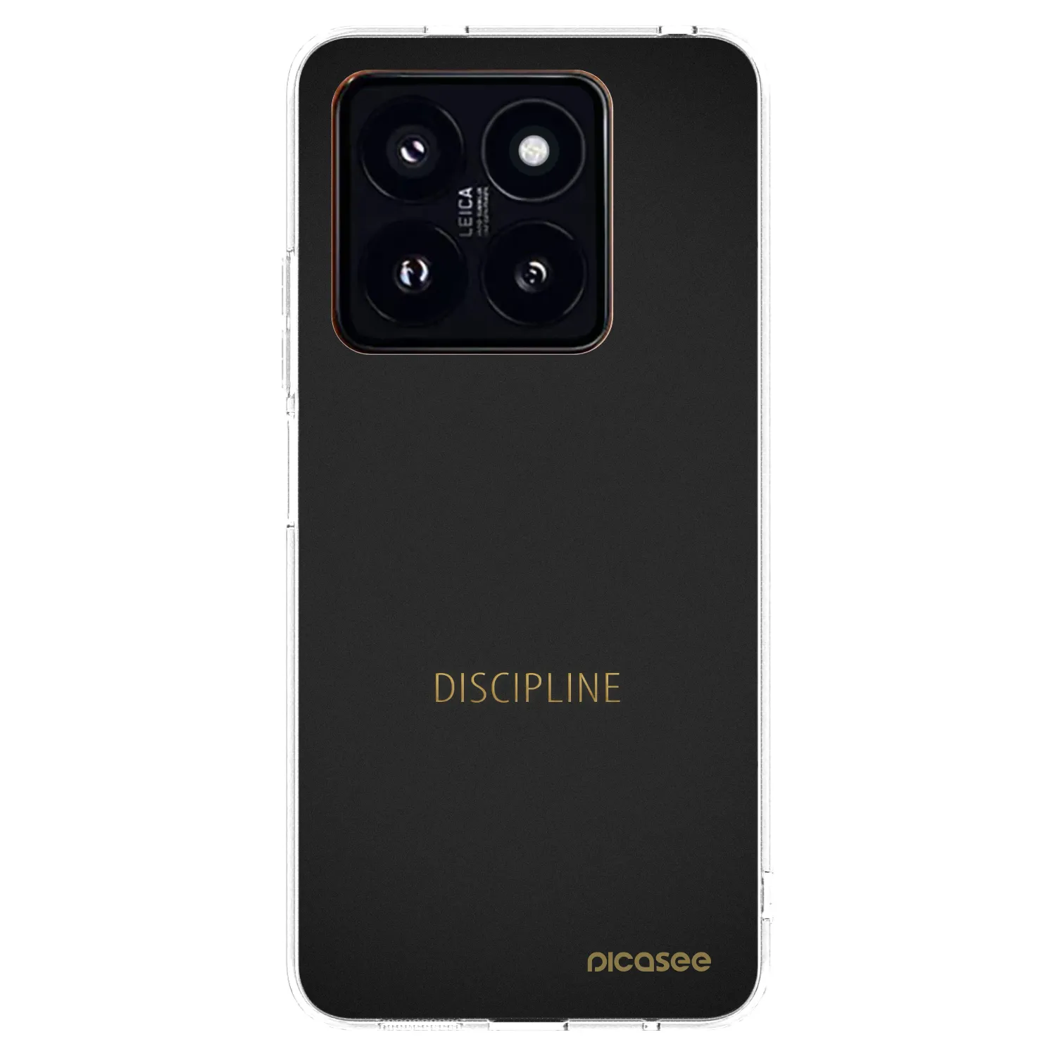 Picasee silikonska prozirna maskica za Xiaomi 14 Pro - Discipline