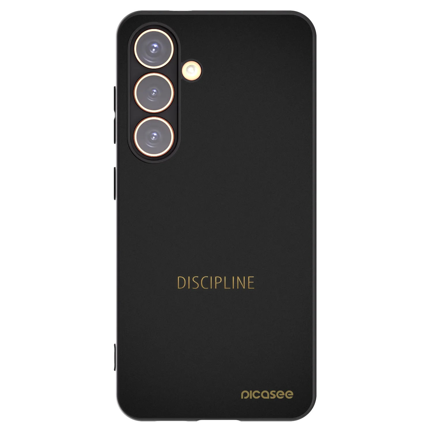 Picasee crna silikonska maskica za Samsung Galaxy S24 S921B 5G - Discipline