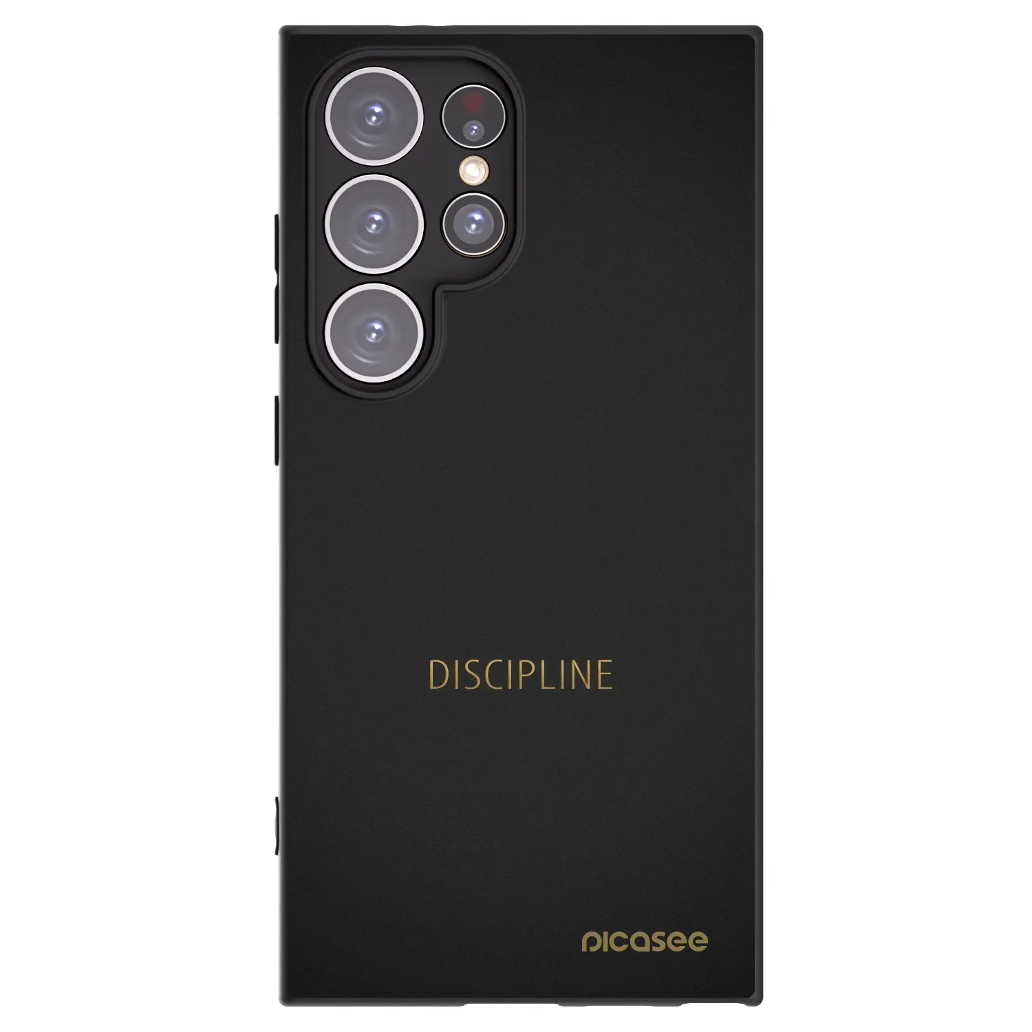 Picasee crna silikonska maskica za Samsung Galaxy S24 Ultra S928B 5G - Discipline