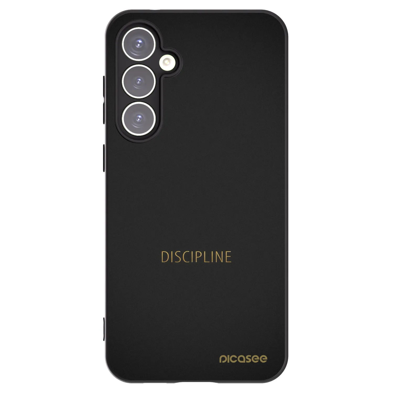 Picasee crna silikonska maskica za Samsung Galaxy S23 FE S711B - Discipline