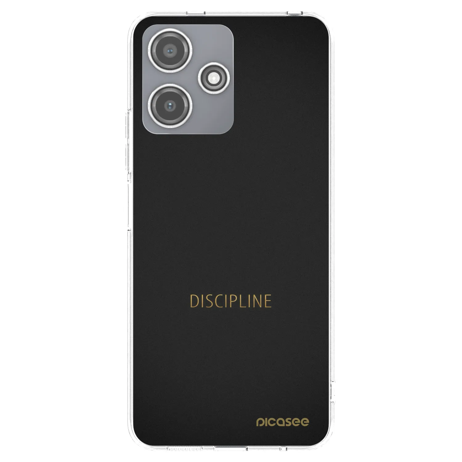 Picasee silikonska prozirna maskica za Xiaomi Redmi 12 5G - Discipline