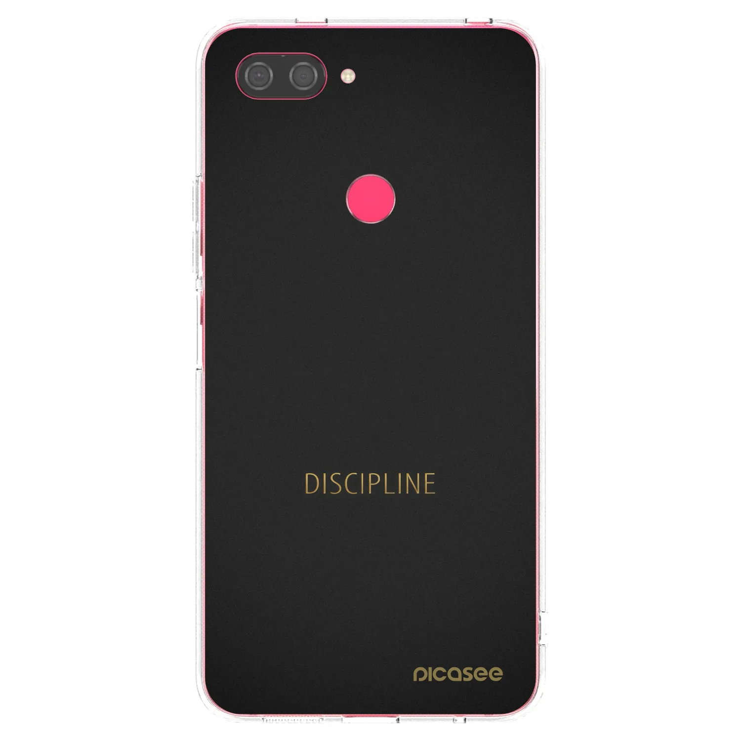 Picasee silikonska prozirna maskica za Xiaomi Mi 8 Lite - Discipline