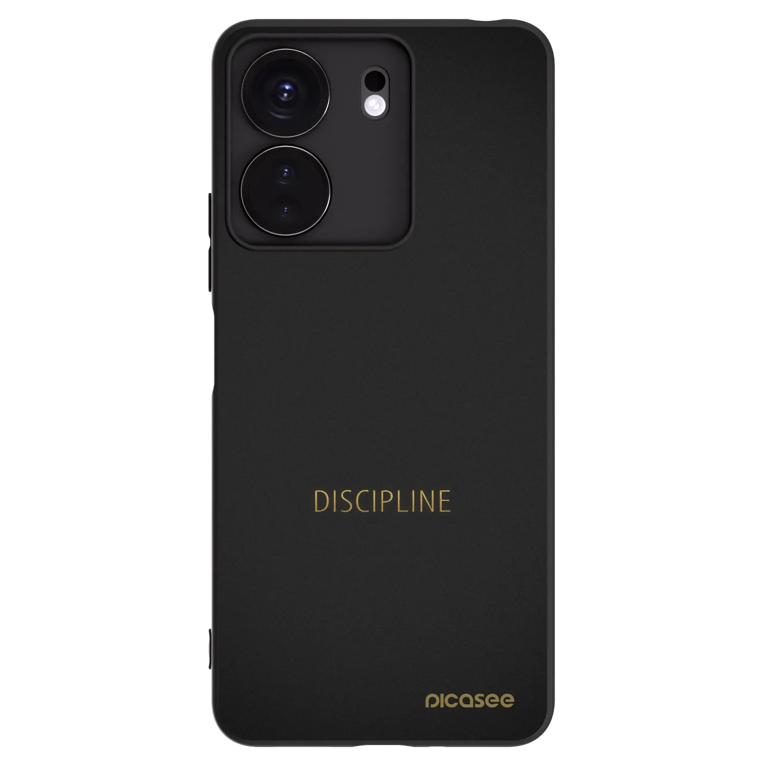 Picasee crna silikonska maskica za Xiaomi Redmi 13C 4G - Discipline