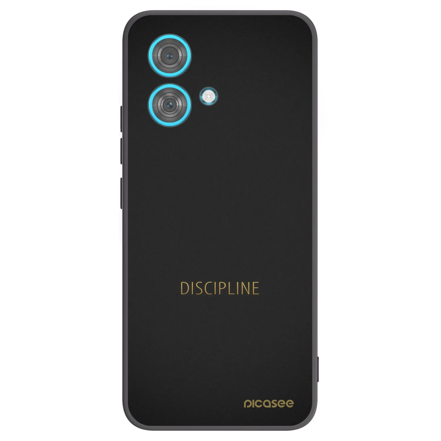 Picasee crna silikonska maskica za Motorola Edge 40 Neo - Discipline