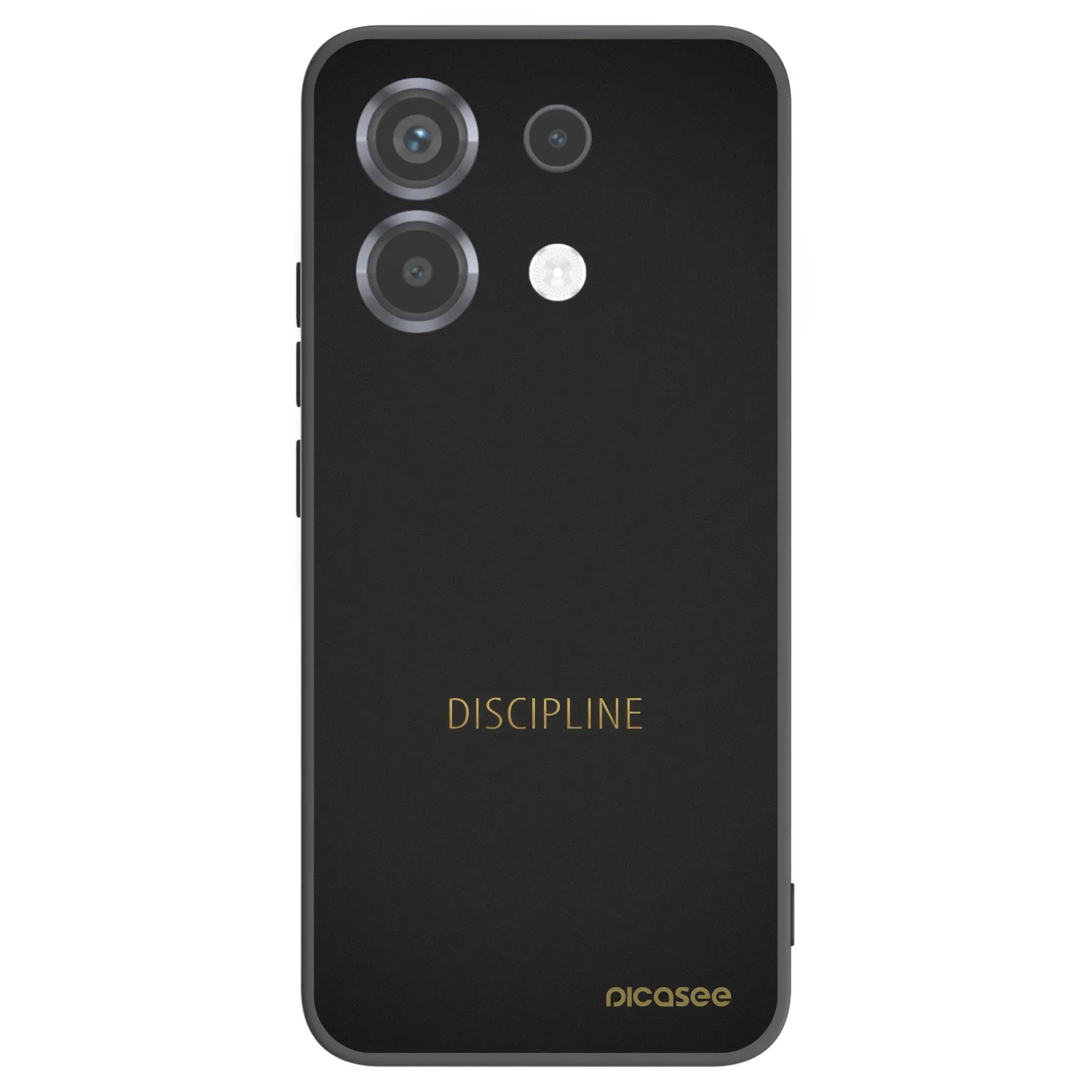 Picasee crna silikonska maskica za Xiaomi Poco X6 - Discipline