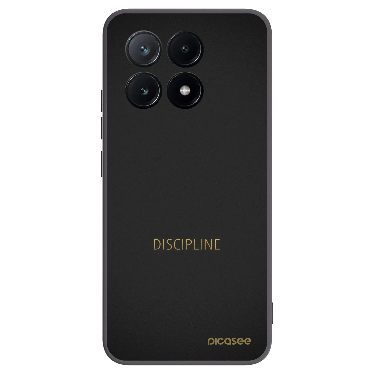 Picasee crna silikonska maskica za Xiaomi Poco X6 Pro - Discipline