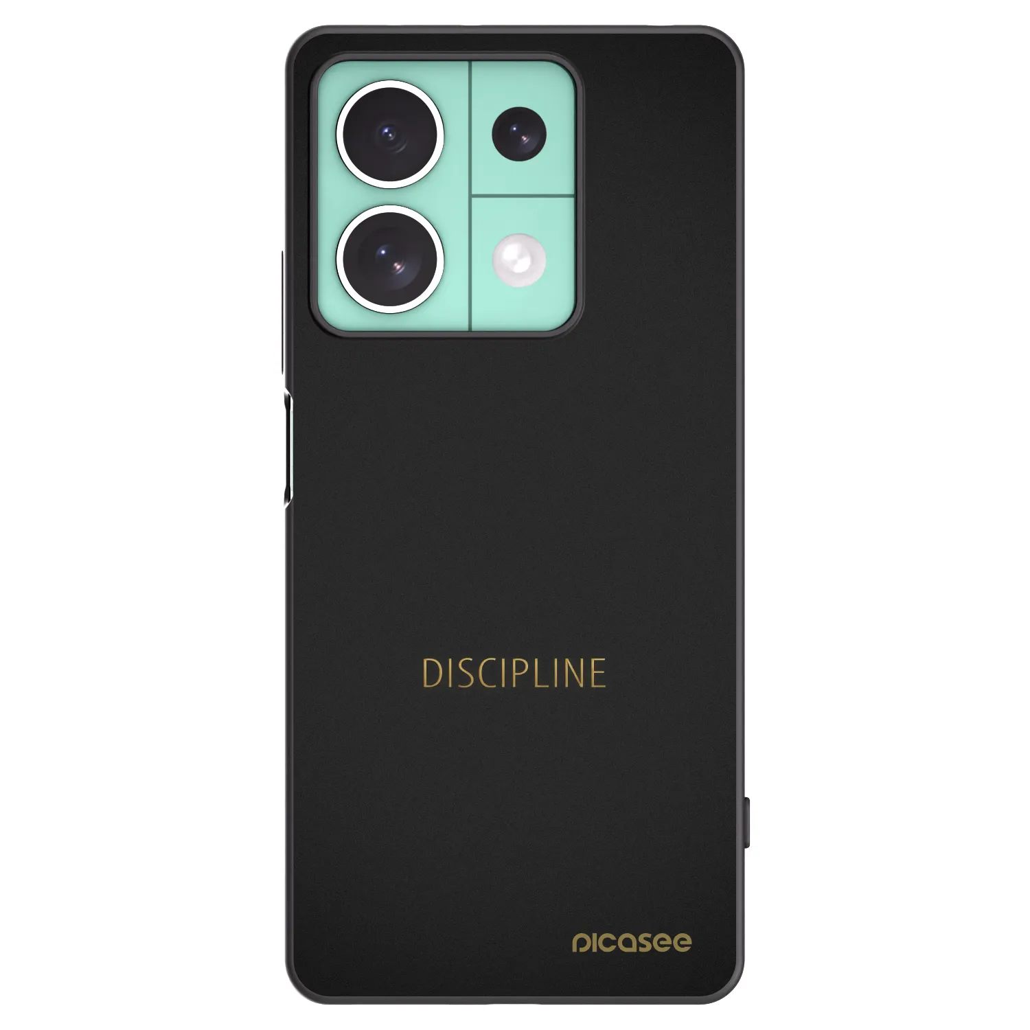 Picasee crna silikonska maskica za Xiaomi Redmi Note 13 5G - Discipline