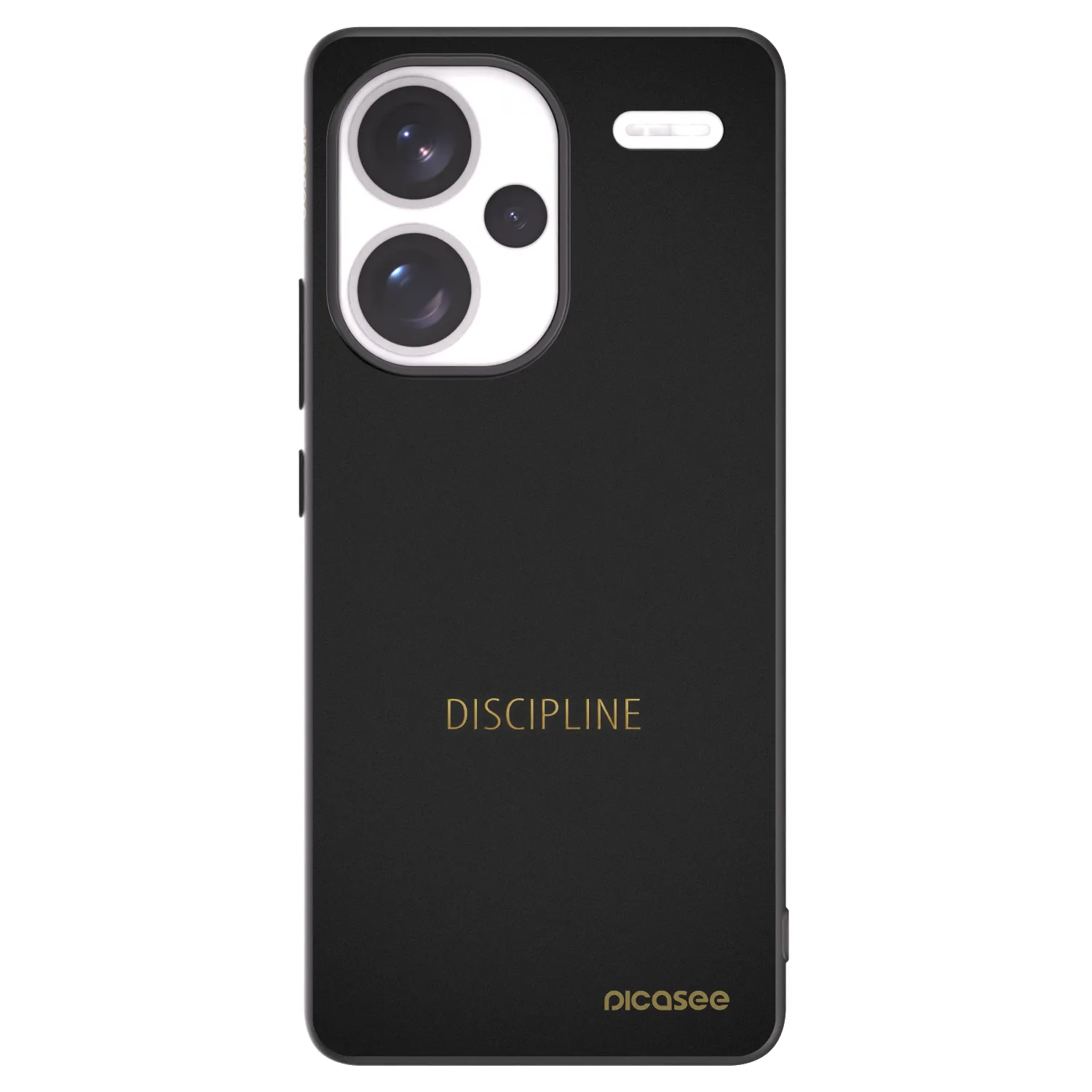 Picasee crna silikonska maskica za Xiaomi Redmi Note 13 Pro+ 5G - Discipline