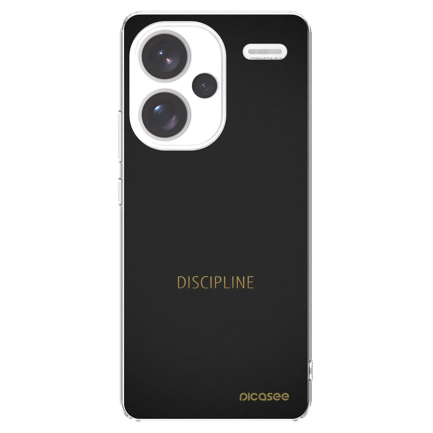 Picasee silikonska prozirna maskica za Xiaomi Redmi Note 13 Pro+ 5G - Discipline