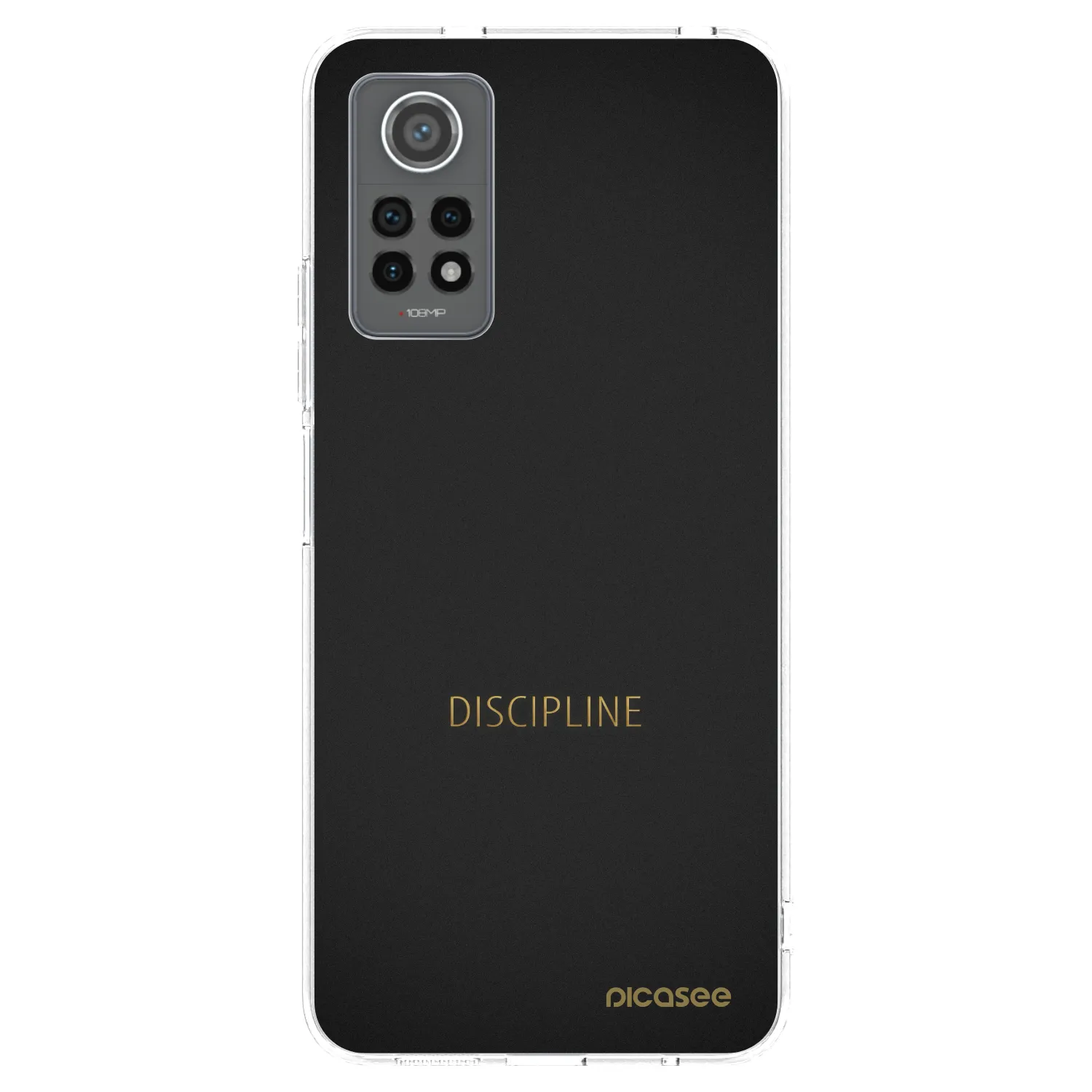 Picasee silikonska prozirna maskica za Xiaomi Redmi Note 12 Pro 4G - Discipline