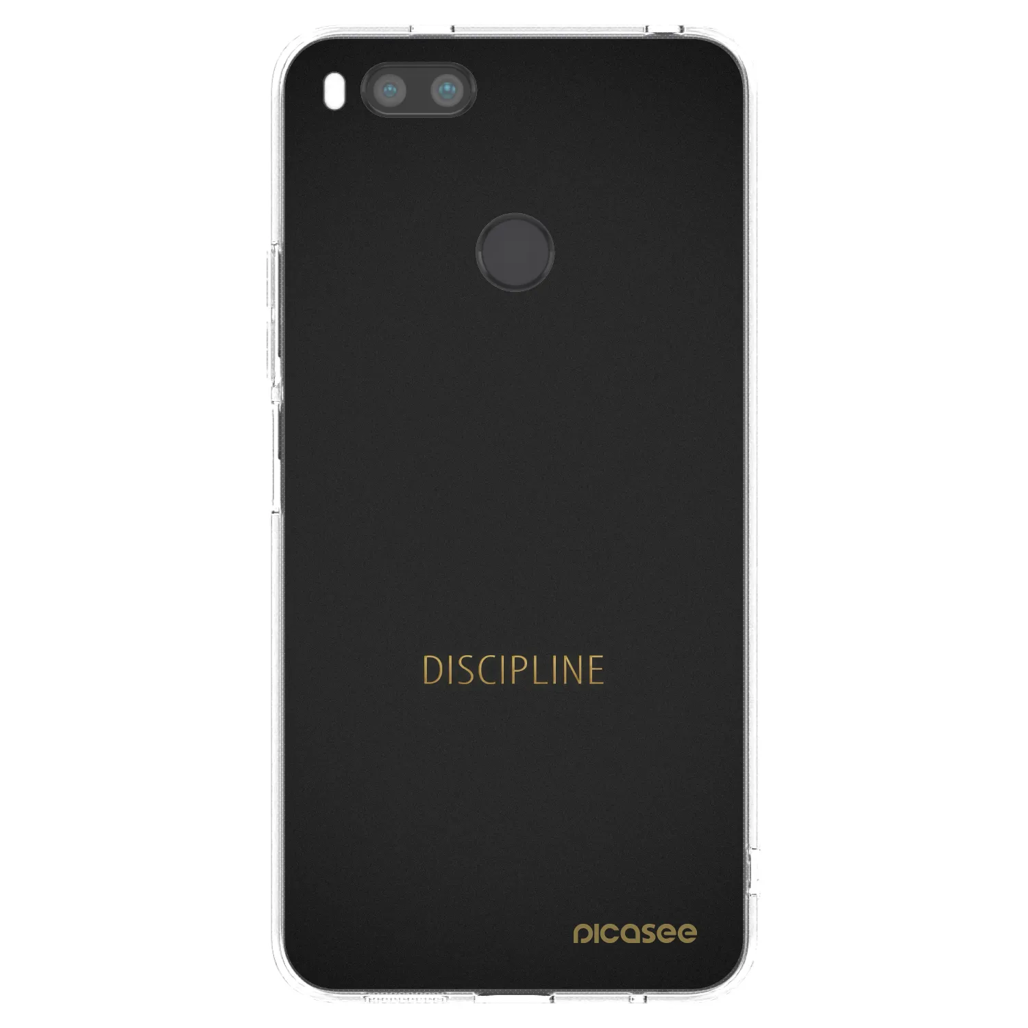 Picasee silikonska prozirna maskica za Xiaomi Mi A1 Global - Discipline