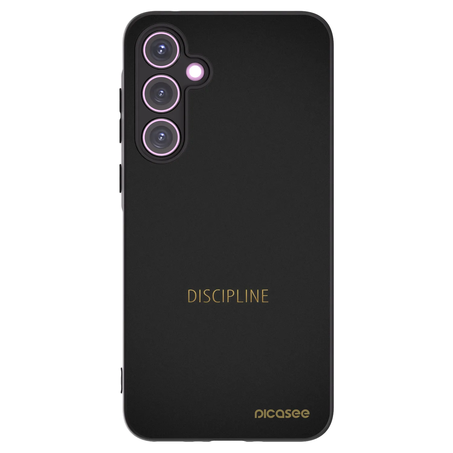 Picasee crna silikonska maskica za Samsung Galaxy A35 5G A356B - Discipline