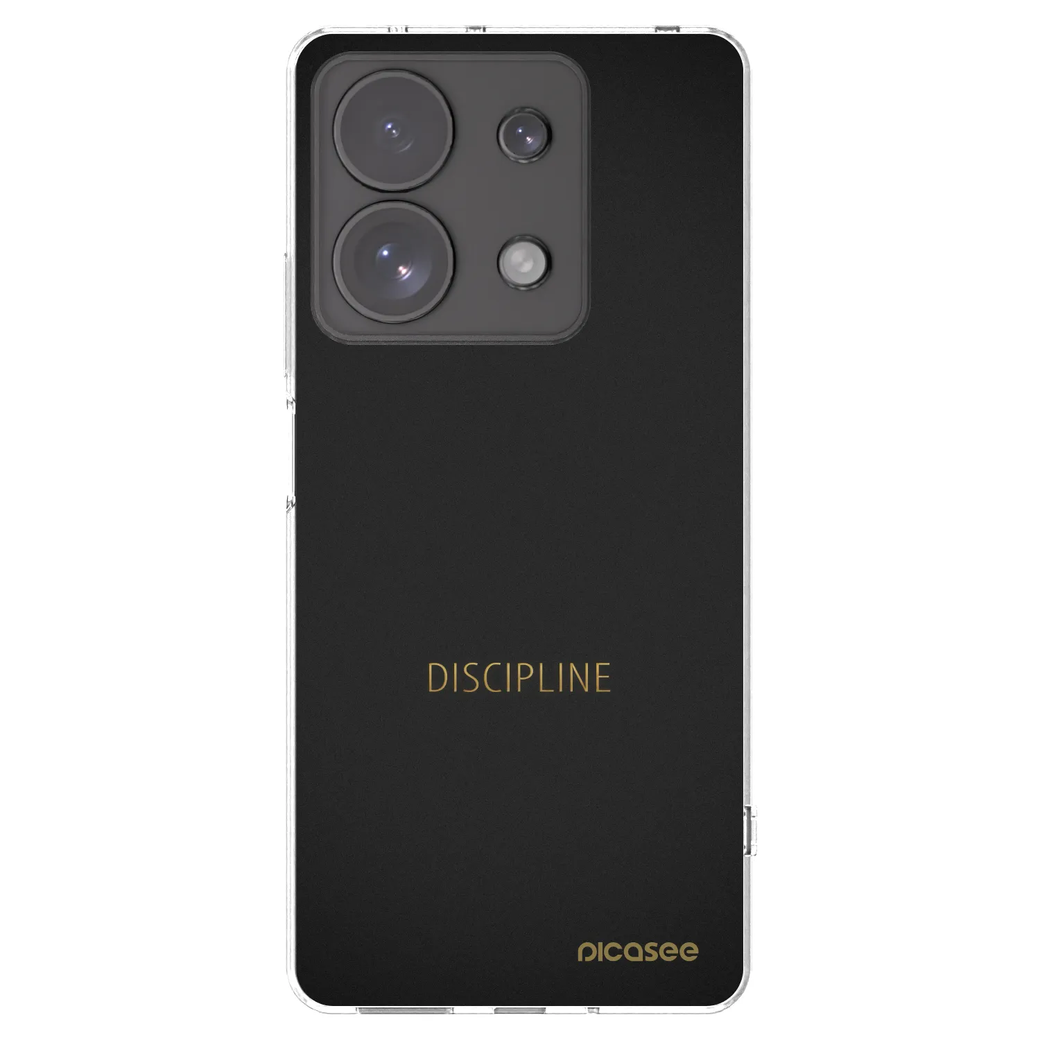 Picasee silikonska prozirna maskica za Xiaomi Redmi Note 13 Pro 4G - Discipline