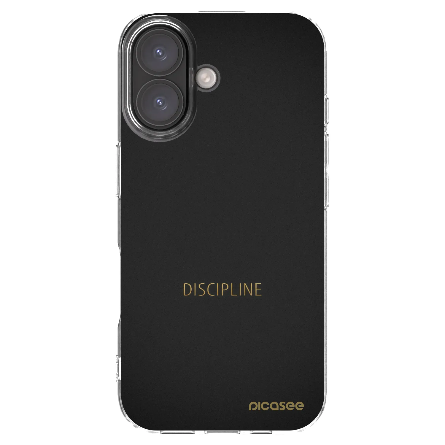 Picasee silikonska prozirna maskica za Apple iPhone 16 - Discipline