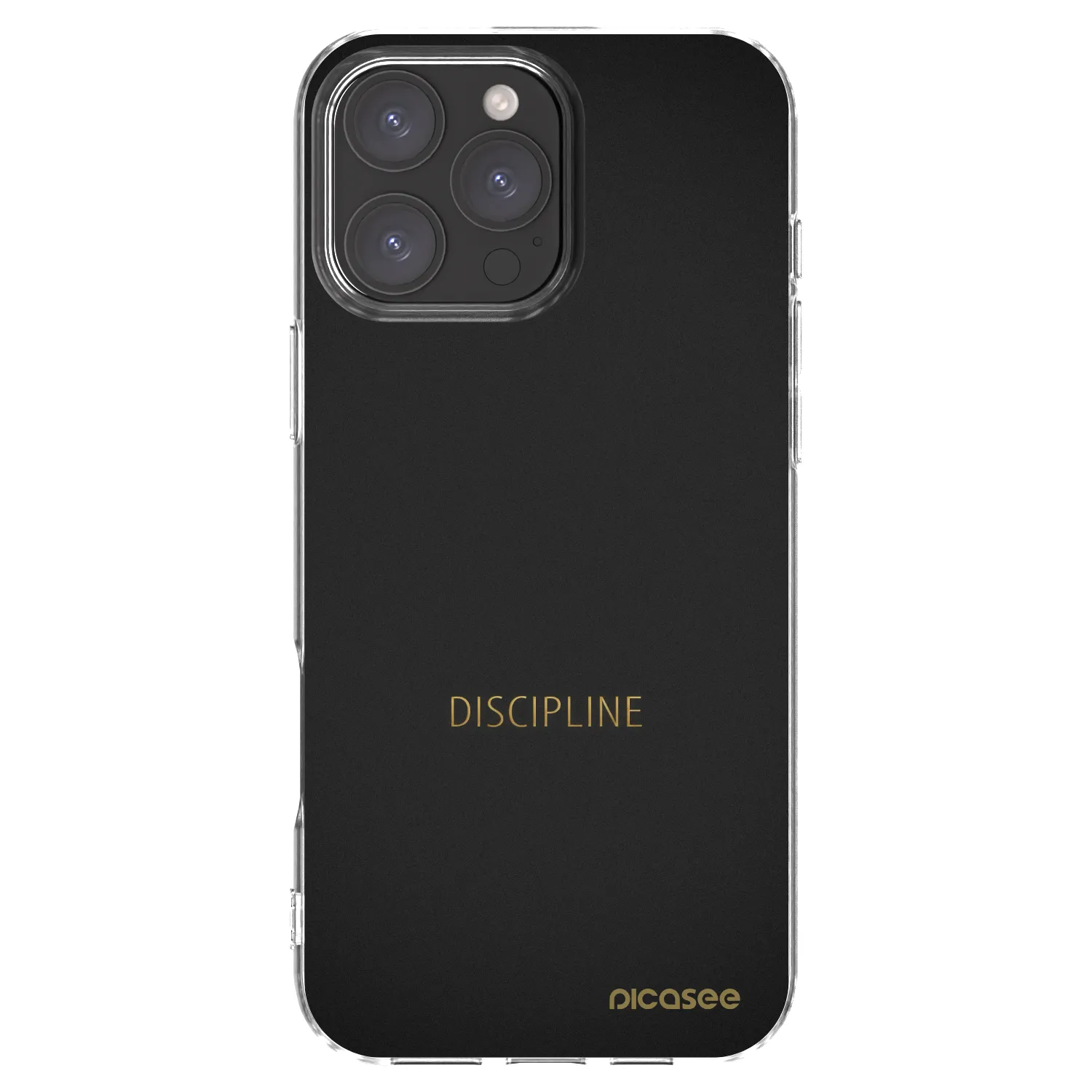Picasee silikonska prozirna maskica za Apple iPhone 16 Pro Max - Discipline