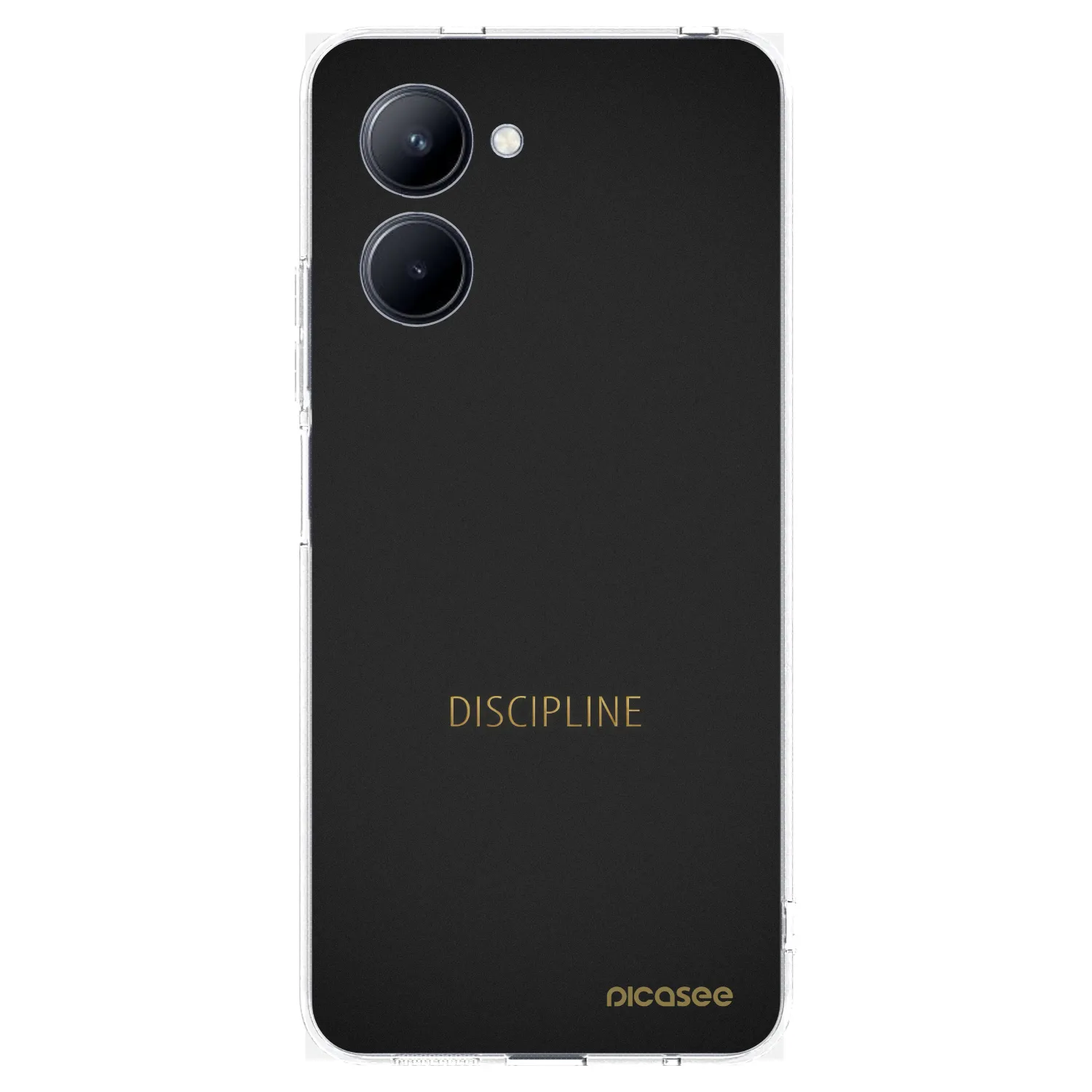 Picasee silikonska prozirna maskica za Realme C33 (2023) - Discipline