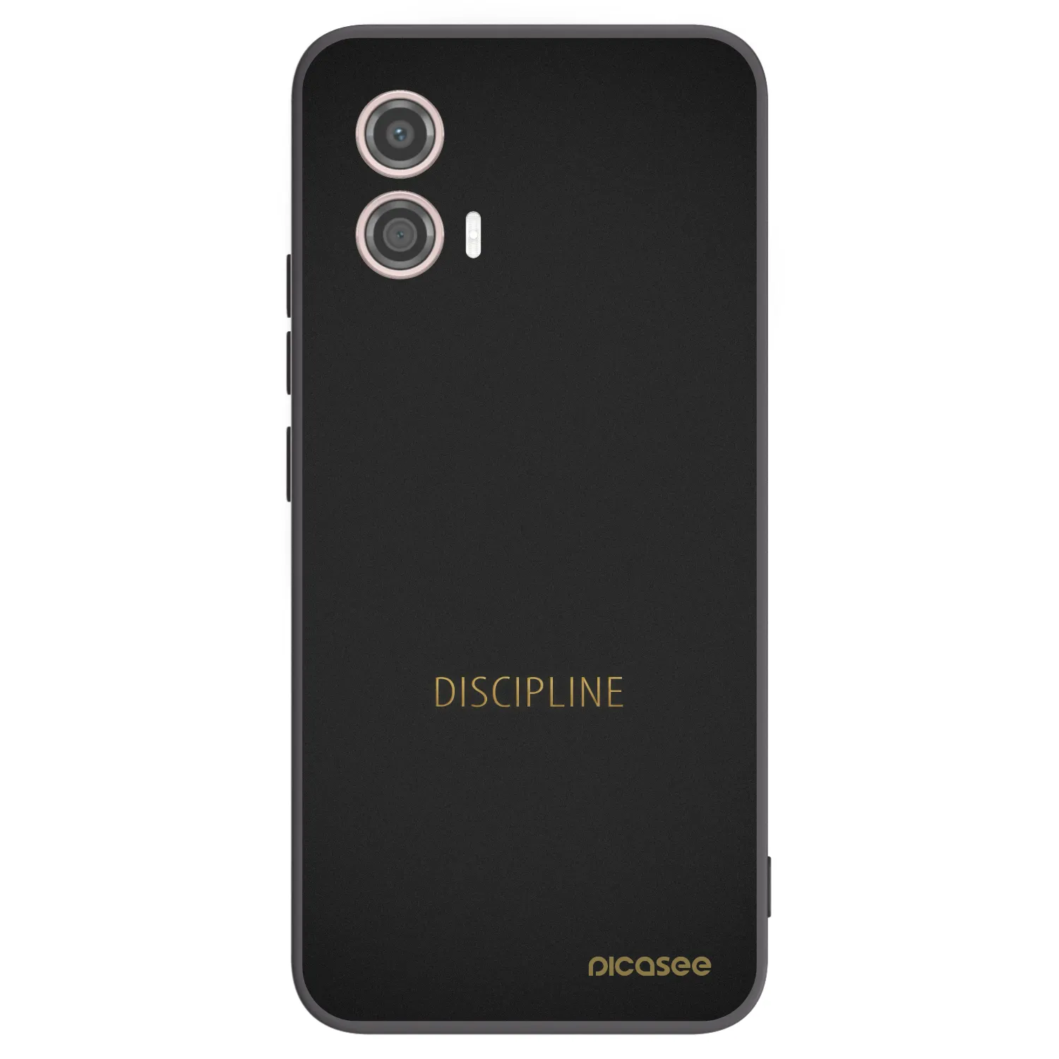 Picasee crna silikonska maskica za Motorola Moto G53 5G - Discipline