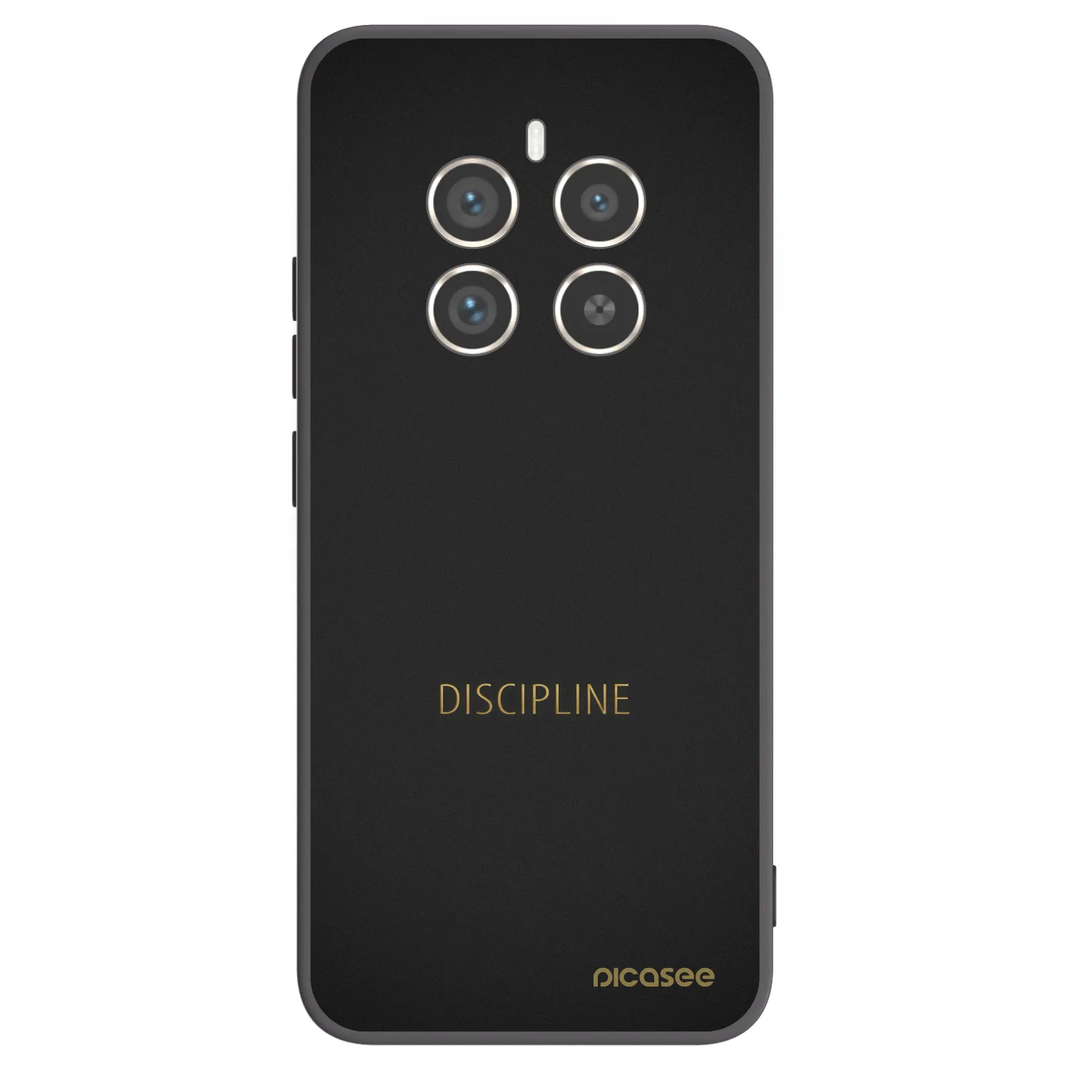 Picasee crna silikonska maskica za Realme 12 Pro 5G - Discipline