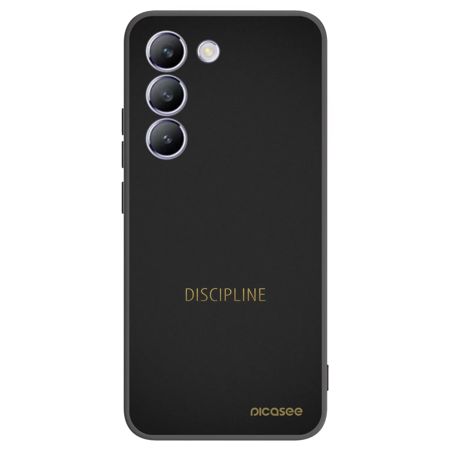 Picasee crna silikonska maskica za Vivo V40 SE 5G - Discipline